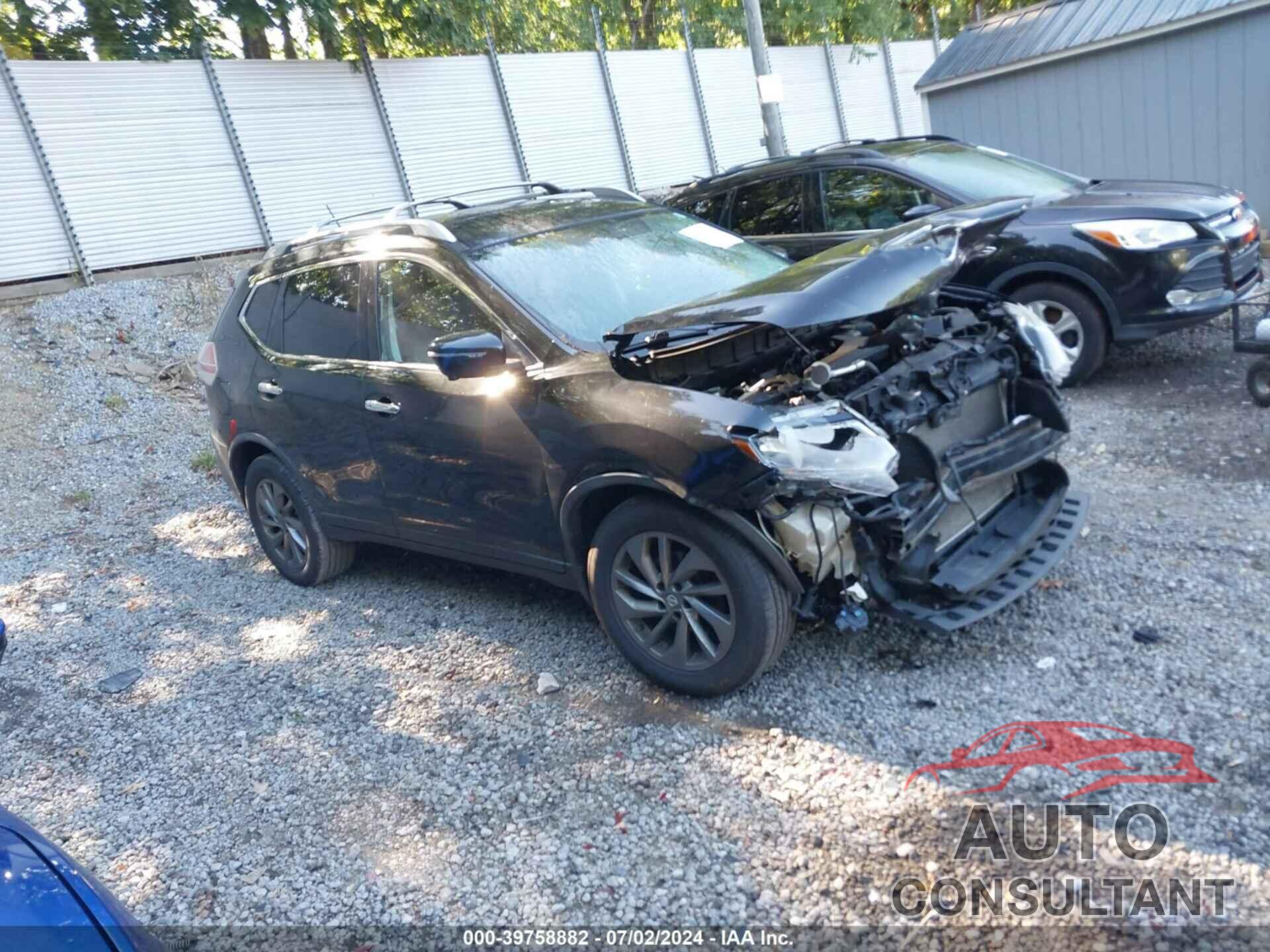 NISSAN ROGUE 2016 - KNMAT2MV6GP668576