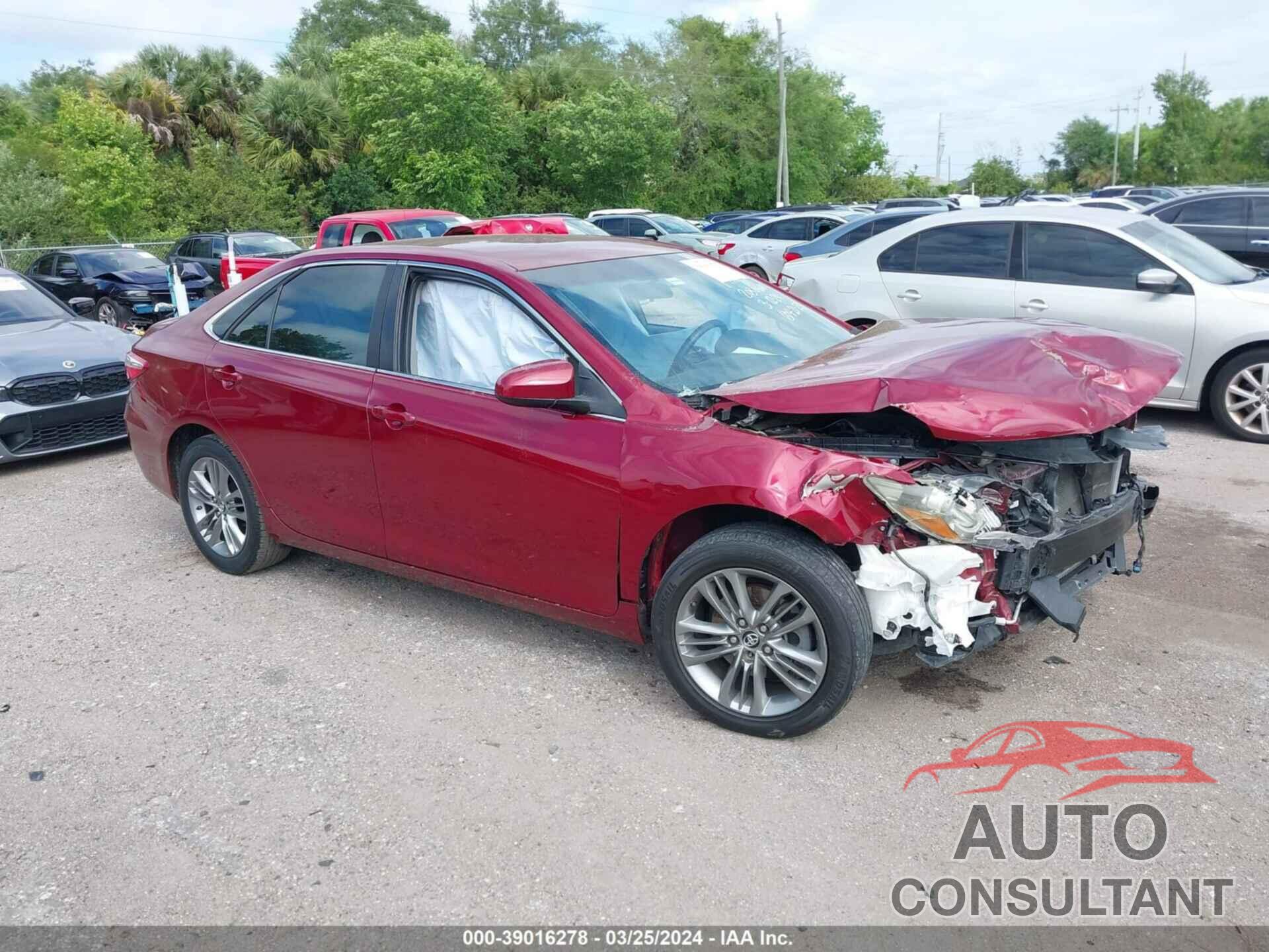TOYOTA CAMRY 2016 - 4T1BF1FKXGU588445