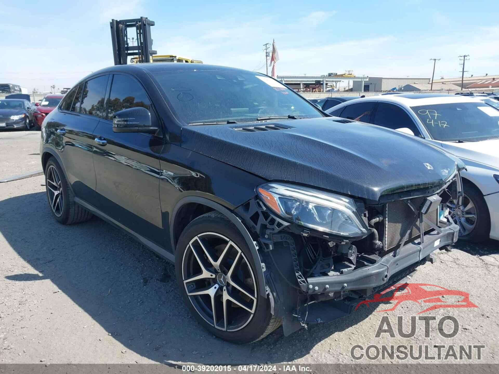 MERCEDES-BENZ AMG GLE 43 COUPE 2019 - 4JGED6EB3KA148319