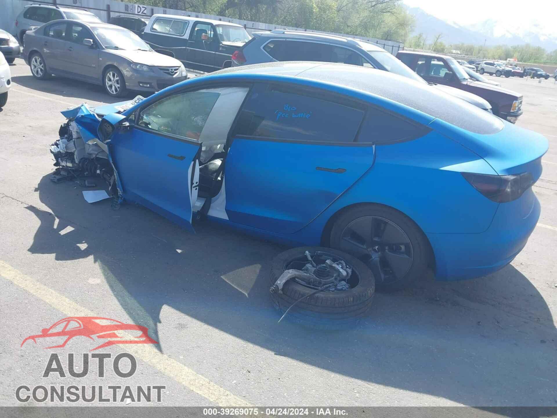 TESLA MODEL 3 2022 - 5YJ3E1EB3NF123086
