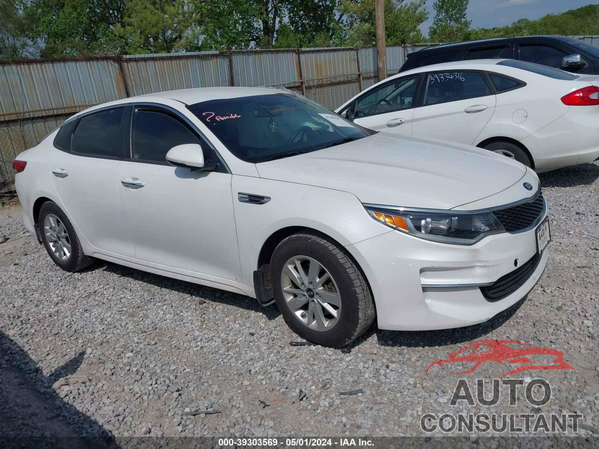 KIA OPTIMA 2018 - KNAGT4L33J5205896