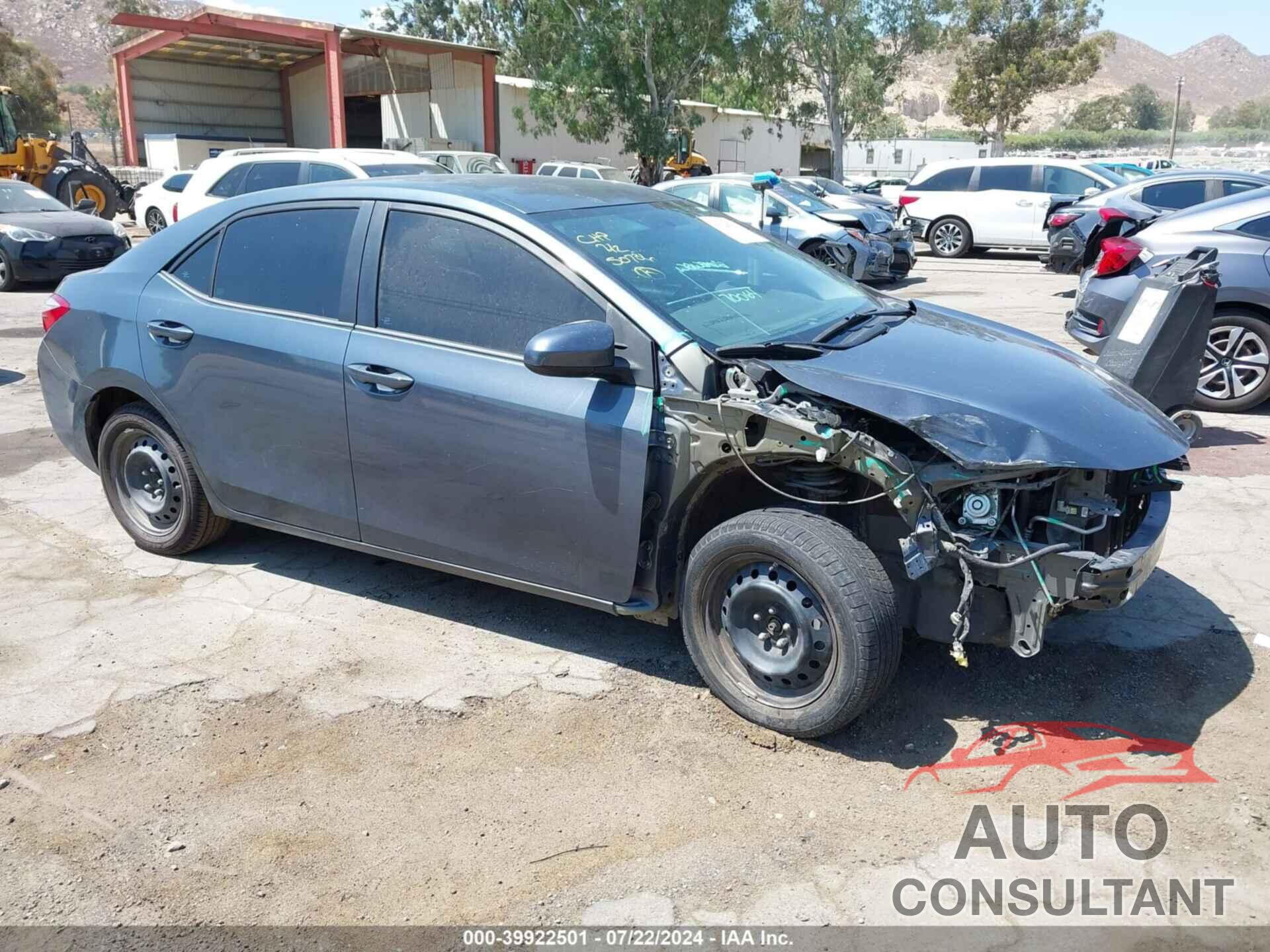 TOYOTA COROLLA 2016 - 5YFBURHE3GP432759