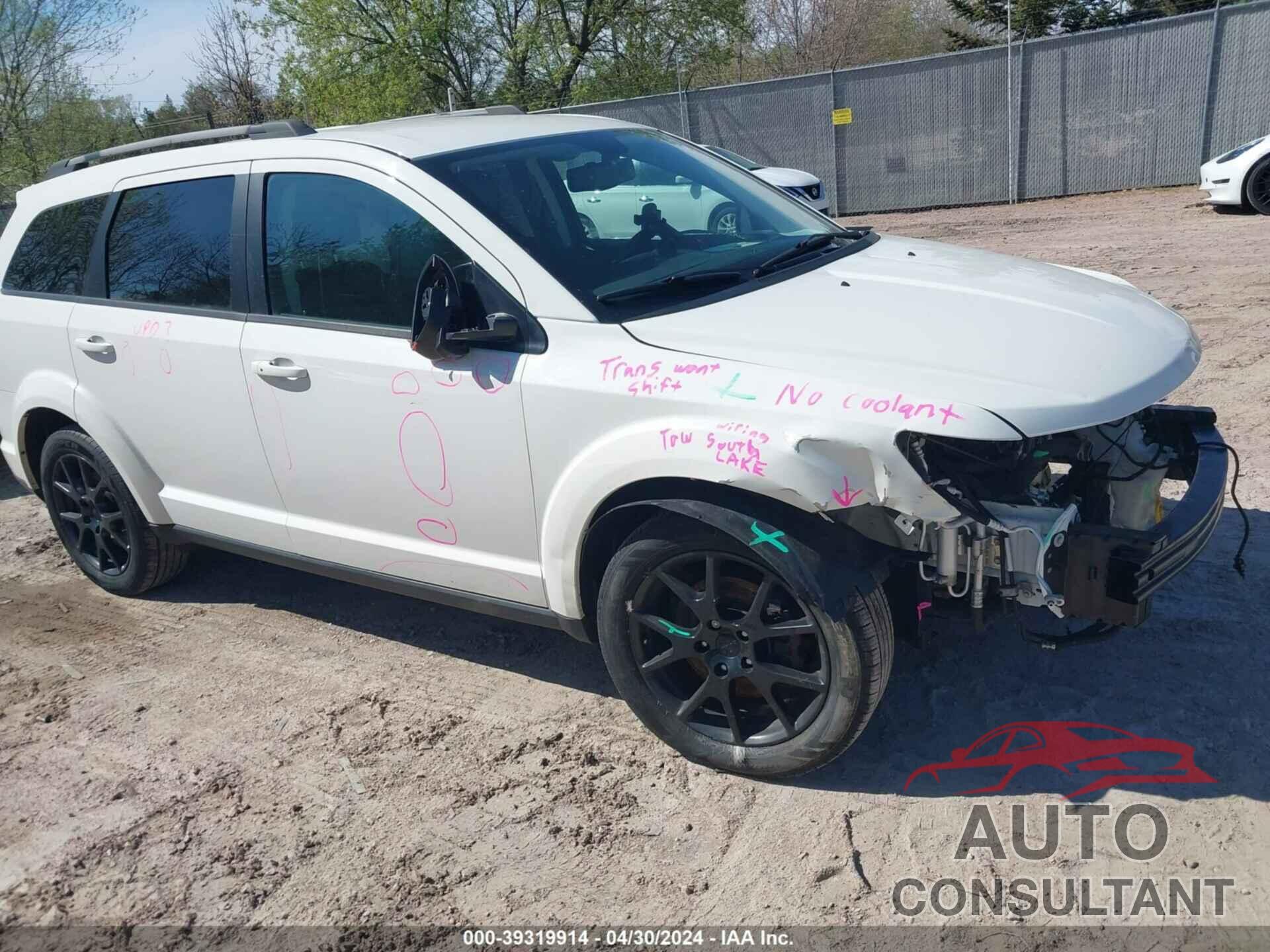 DODGE JOURNEY 2017 - 3C4PDDEGXHT593381