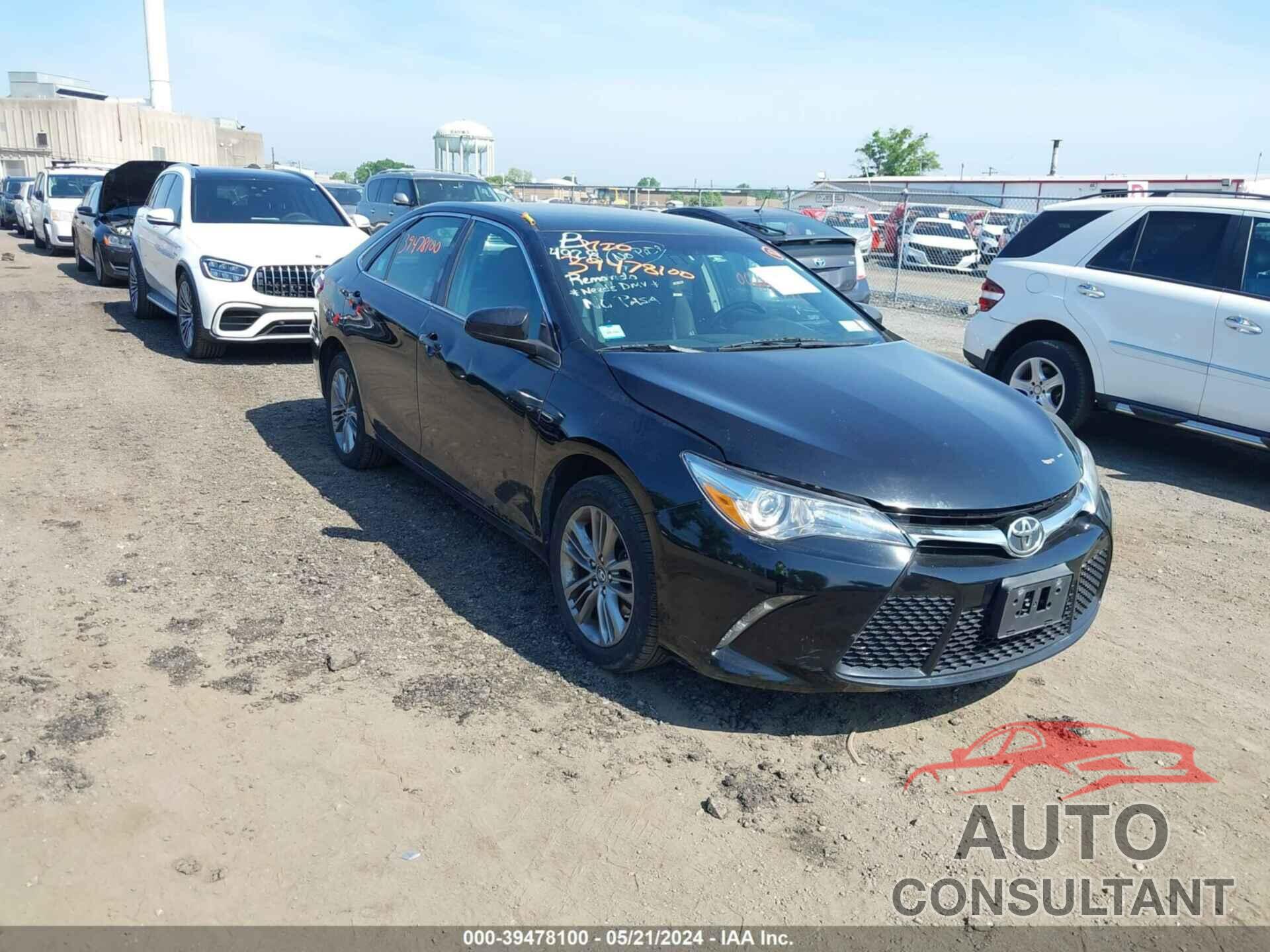 TOYOTA CAMRY 2017 - 4T1BF1FK9HU679210