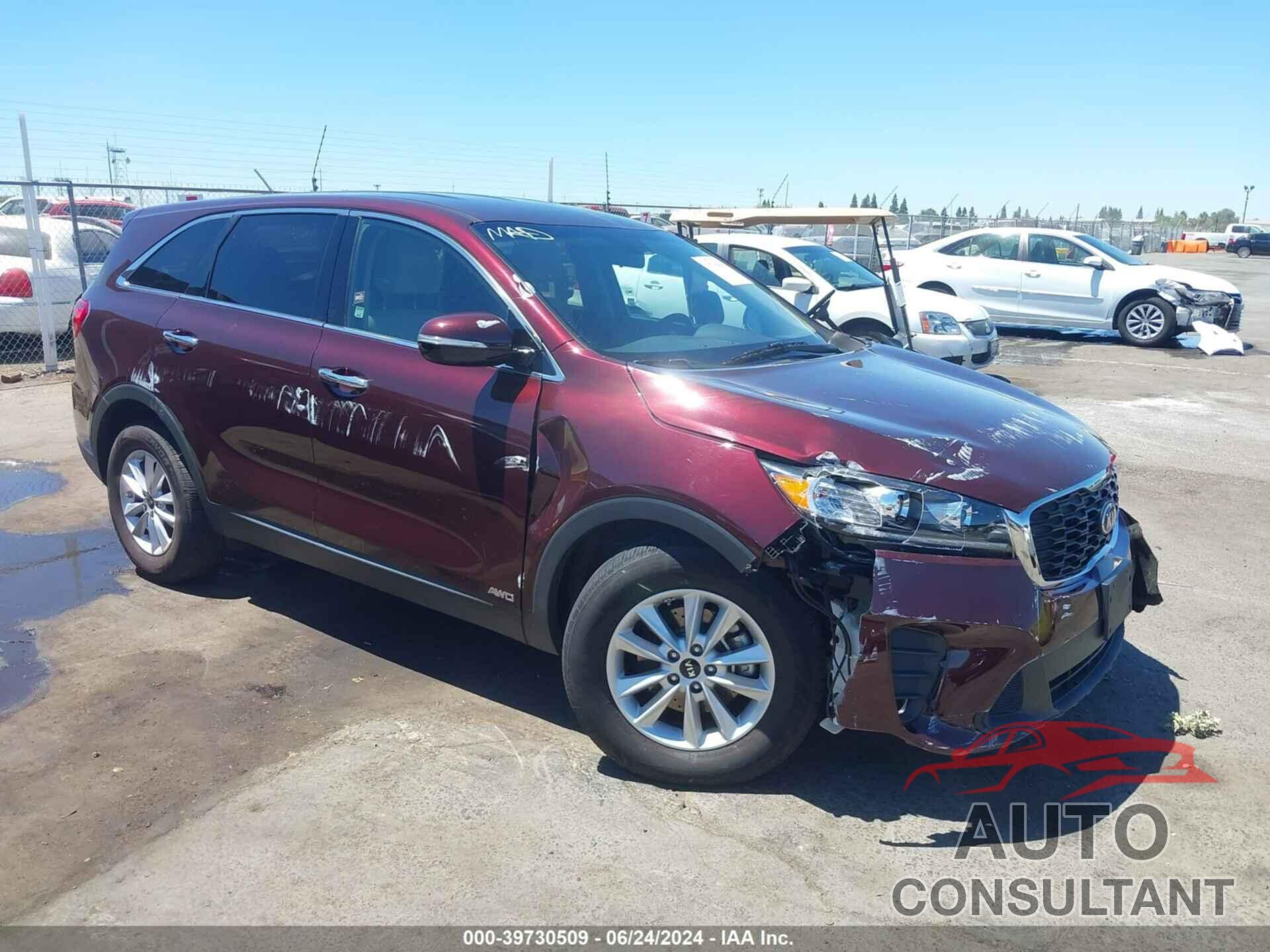 KIA SORENTO 2019 - 5XYPGDA56KG484703