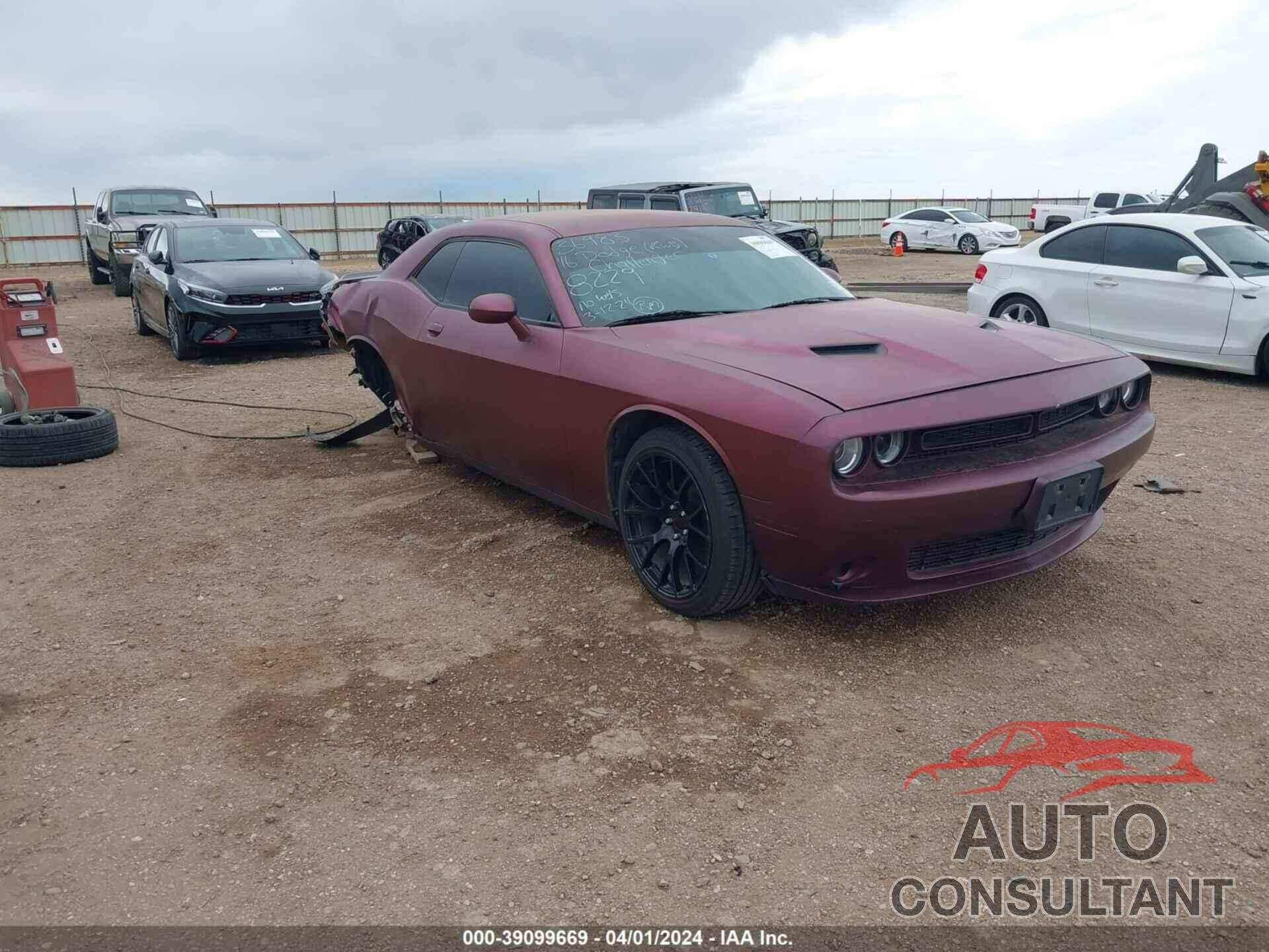 DODGE CHALLENGER 2016 - 2C3CDZAG6GH108229