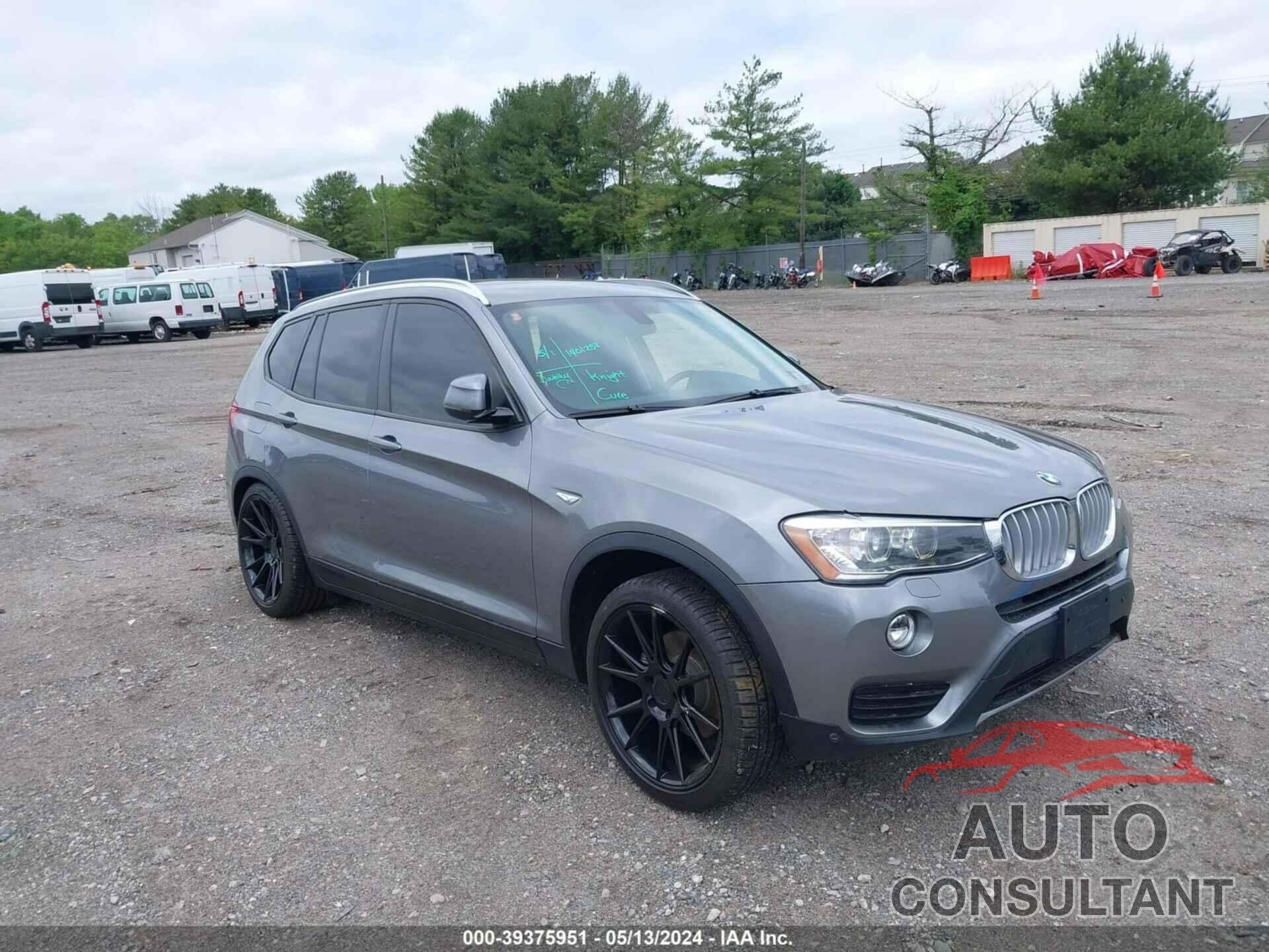 BMW X3 2016 - 5UXWX7C57G0S16426