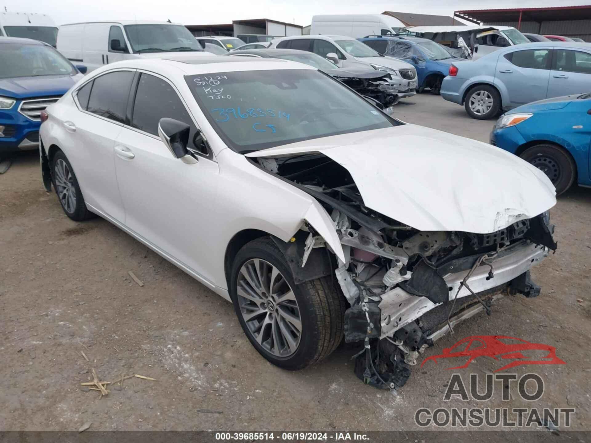 LEXUS ES 350 2019 - 58ABZ1B12KU030126