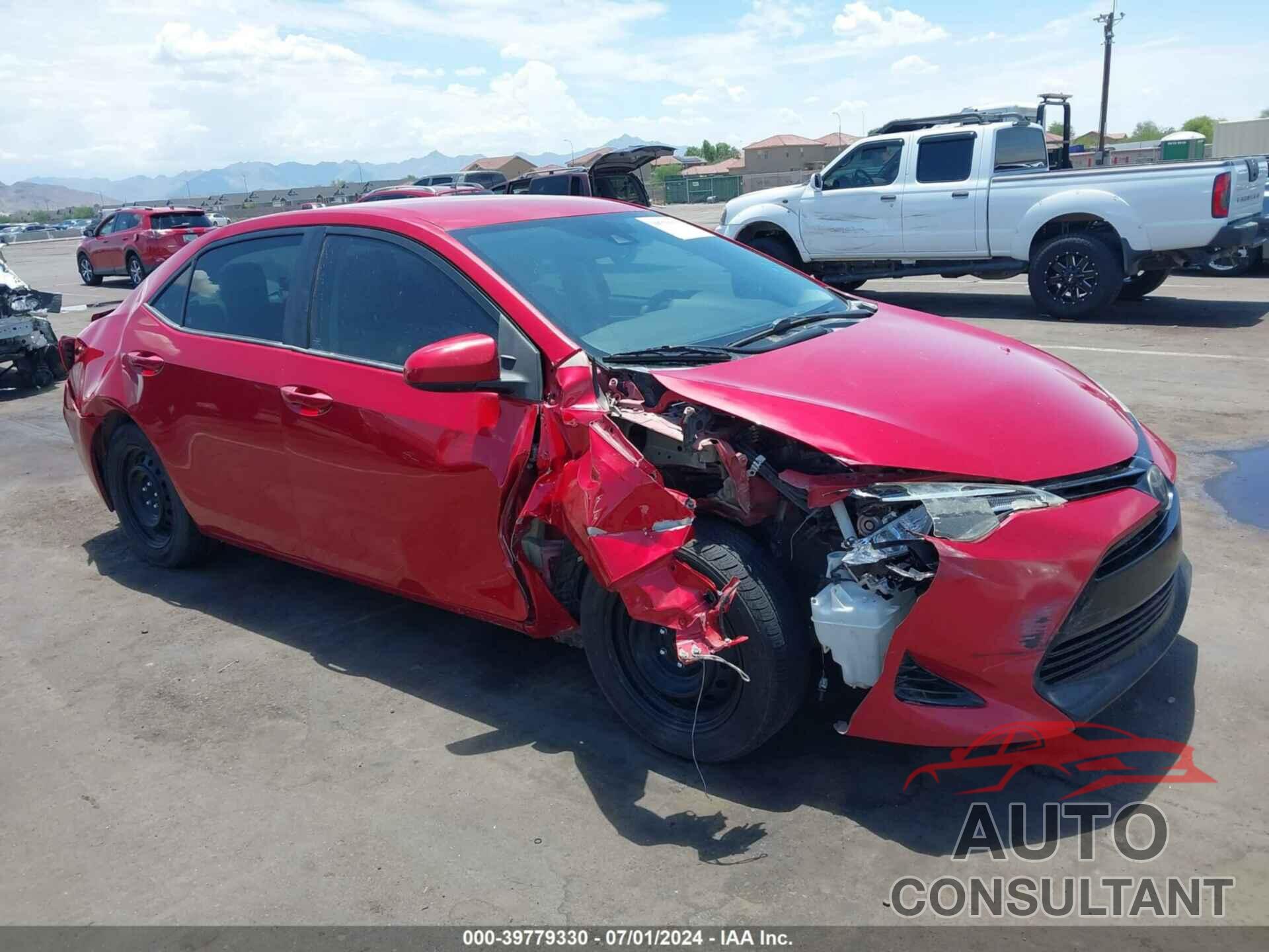 TOYOTA COROLLA 2017 - 2T1BURHE4HC775453