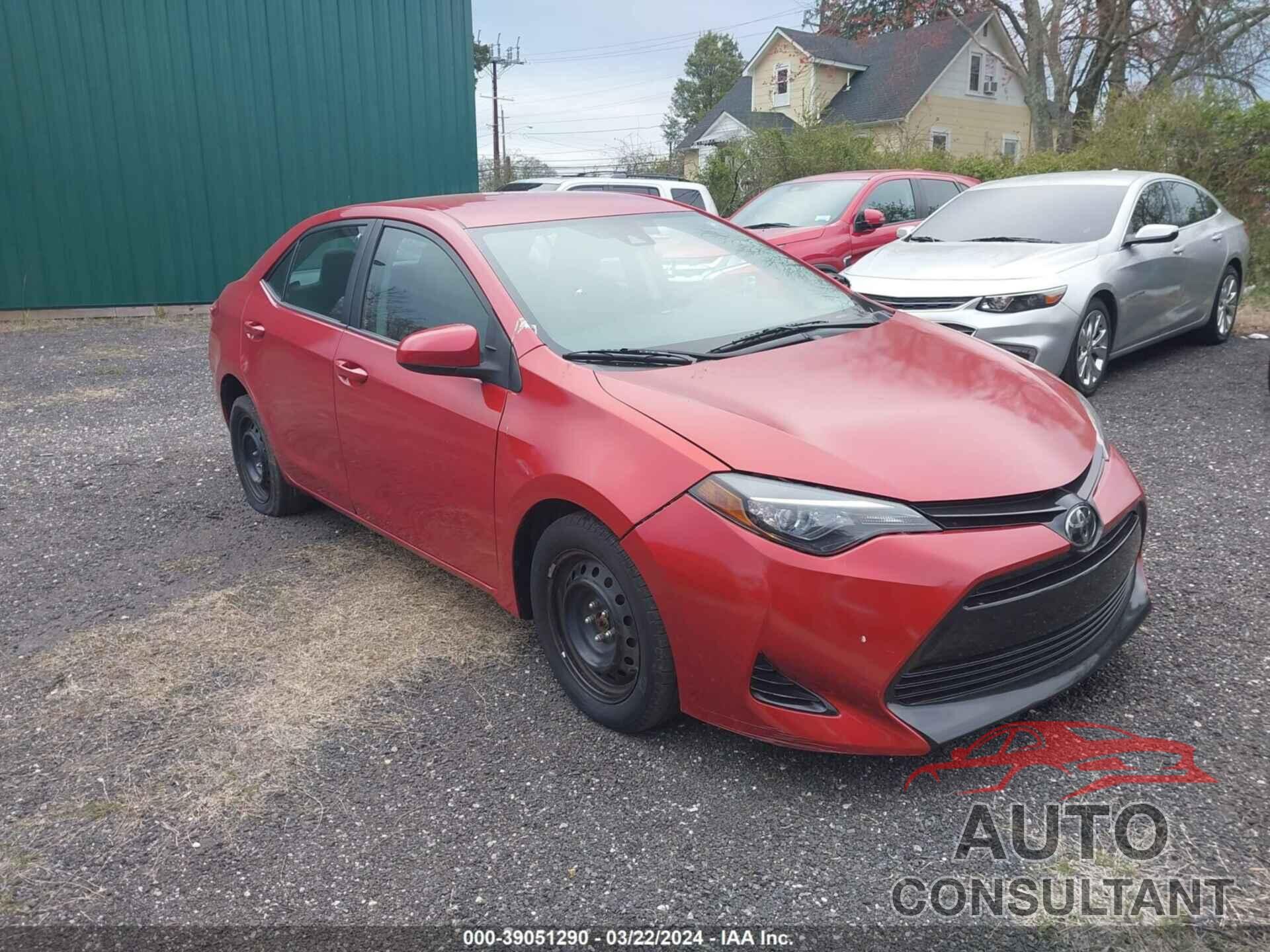 TOYOTA COROLLA 2017 - 5YFBURHE2HP637409