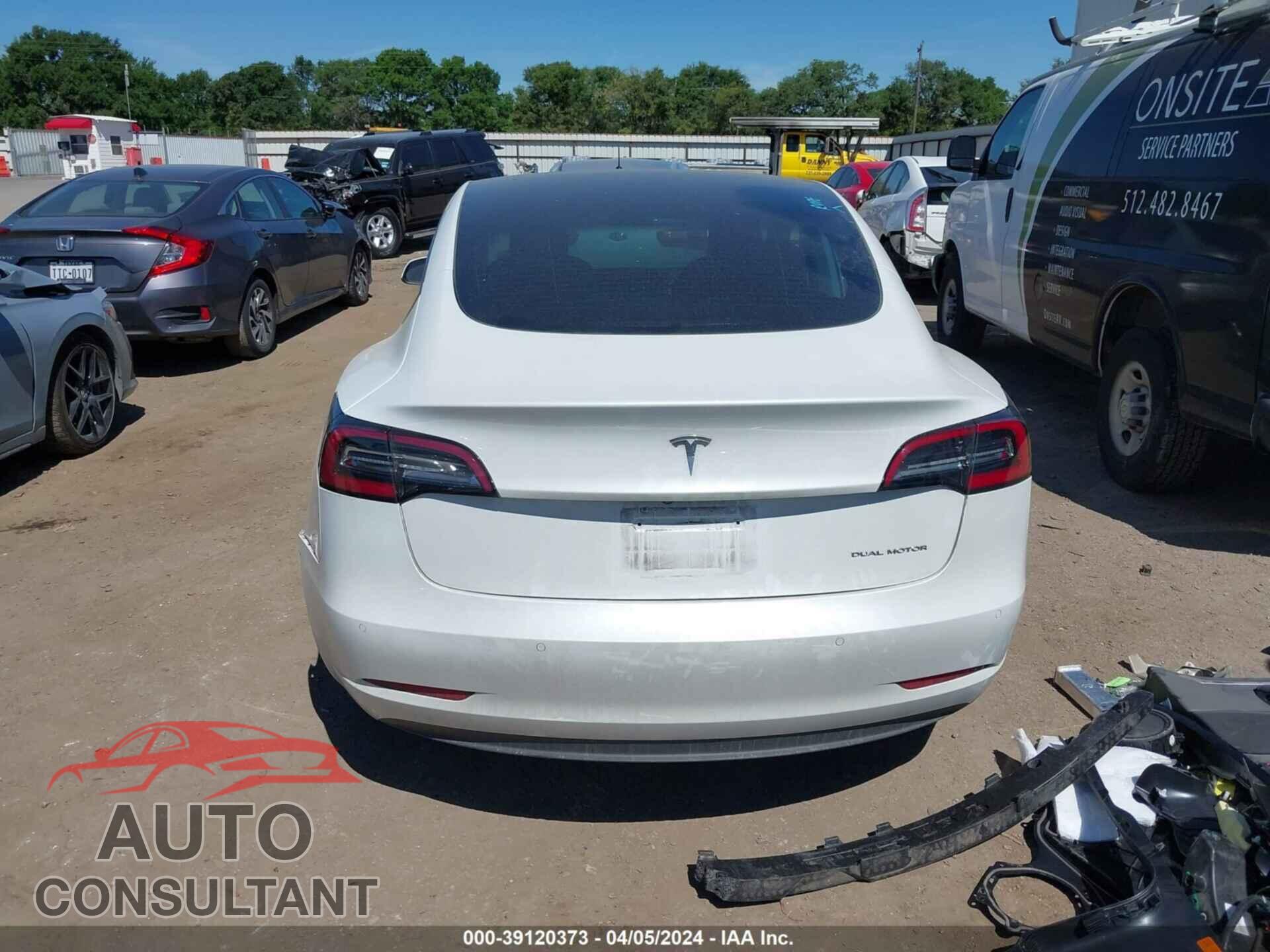 TESLA MODEL 3 2022 - 5YJ3E1EB9NF122525