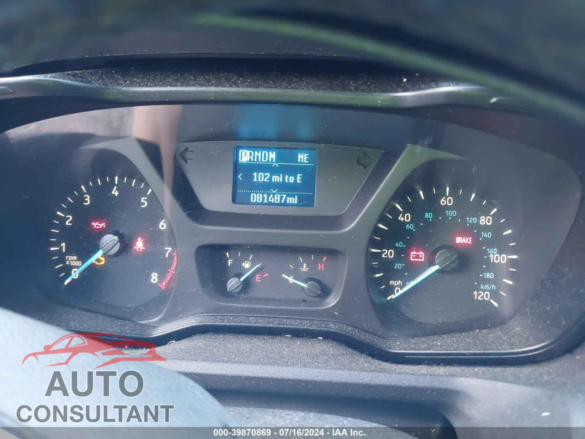 FORD TRANSIT 2017 - 1FBAX2CM0HKA61797