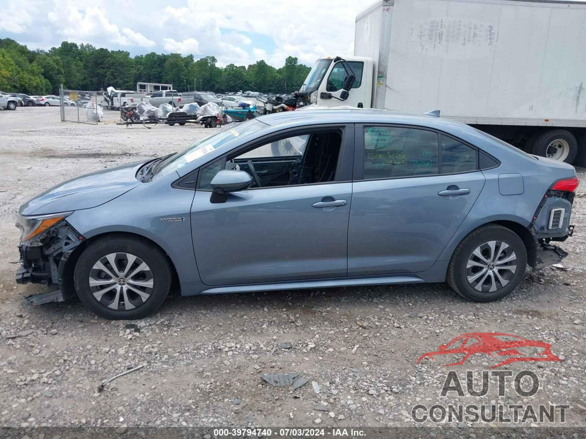 TOYOTA COROLLA 2020 - JTDEBRBE7LJ030155