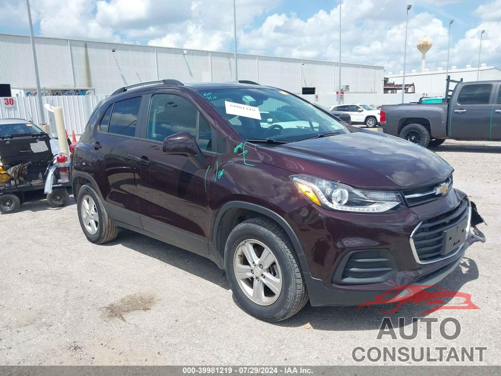 CHEVROLET TRAX 2021 - KL7CJPSM8MB364466