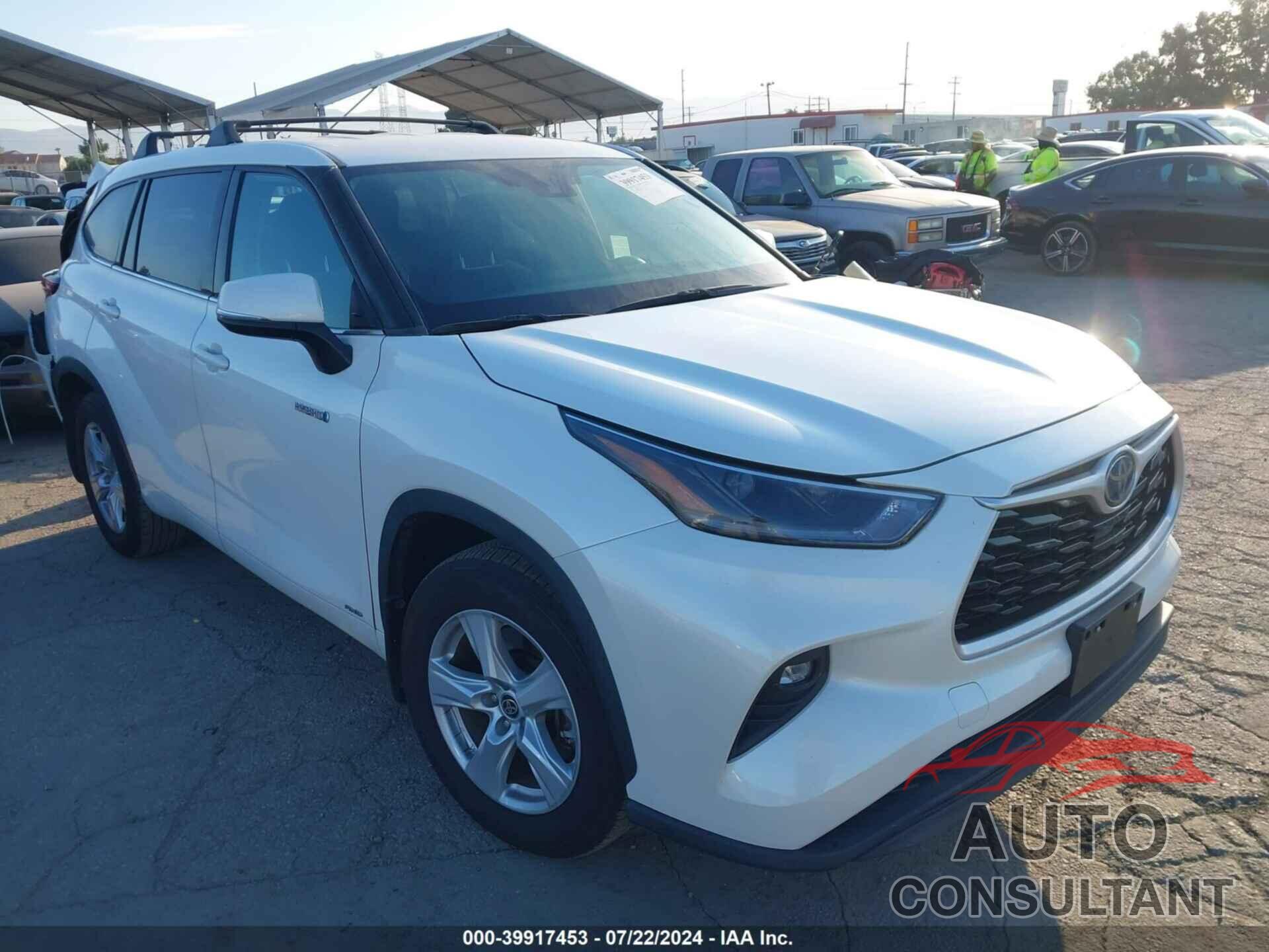 TOYOTA HIGHLANDER 2021 - 5TDBBRCH5MS038805