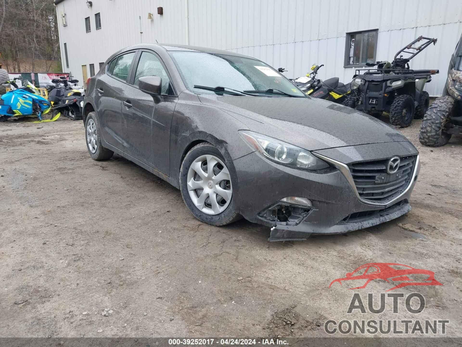 MAZDA 3 2016 - 3MZBM1J7XGM253457