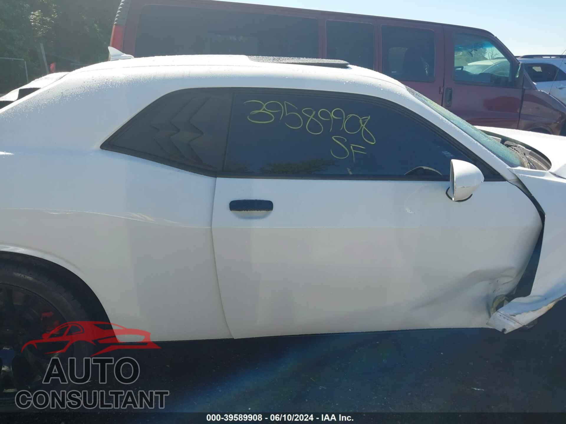 DODGE CHALLENGER 2019 - 2C3CDZAG2KH751847