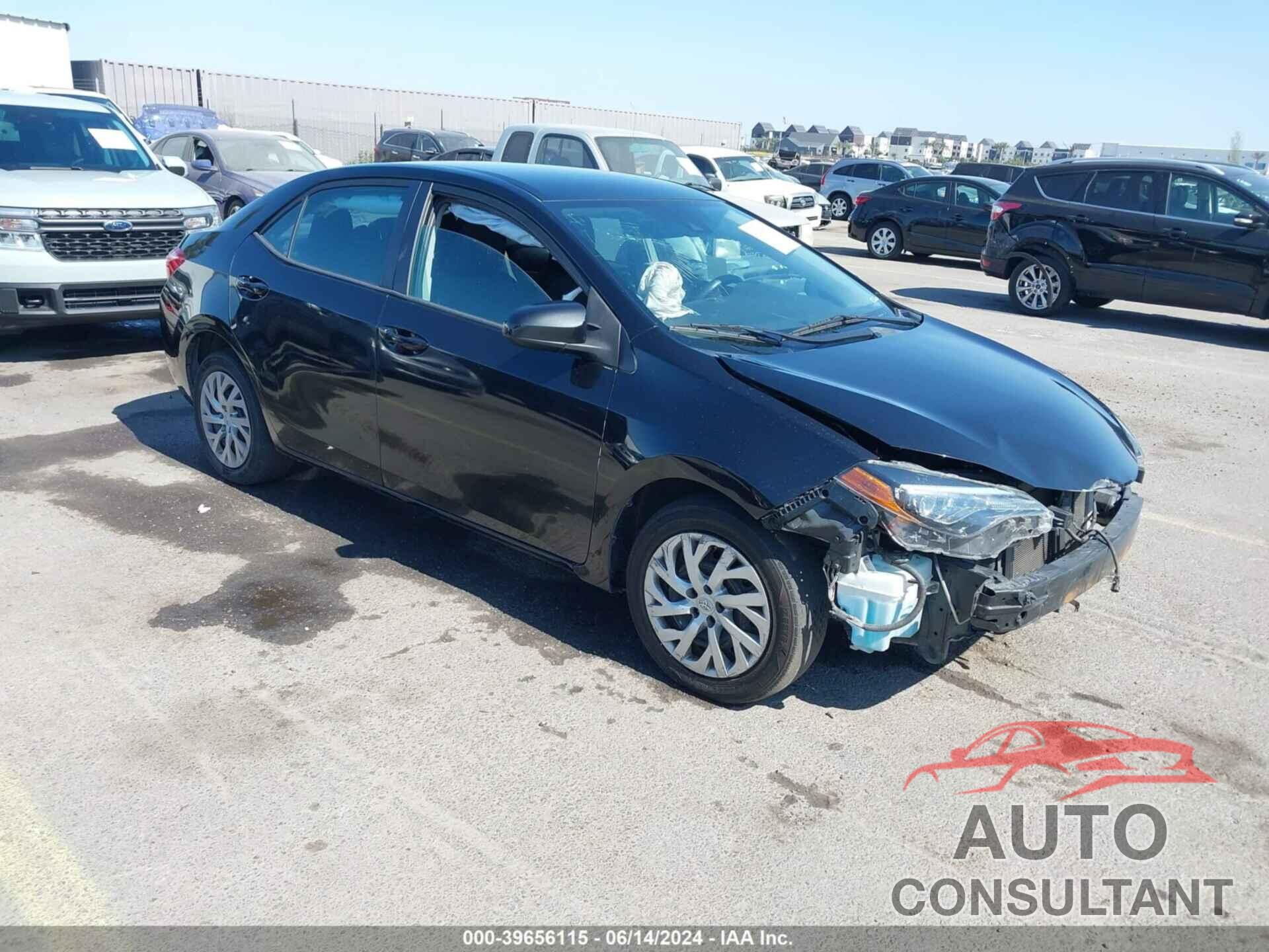 TOYOTA COROLLA 2019 - 2T1BURHE1KC135773
