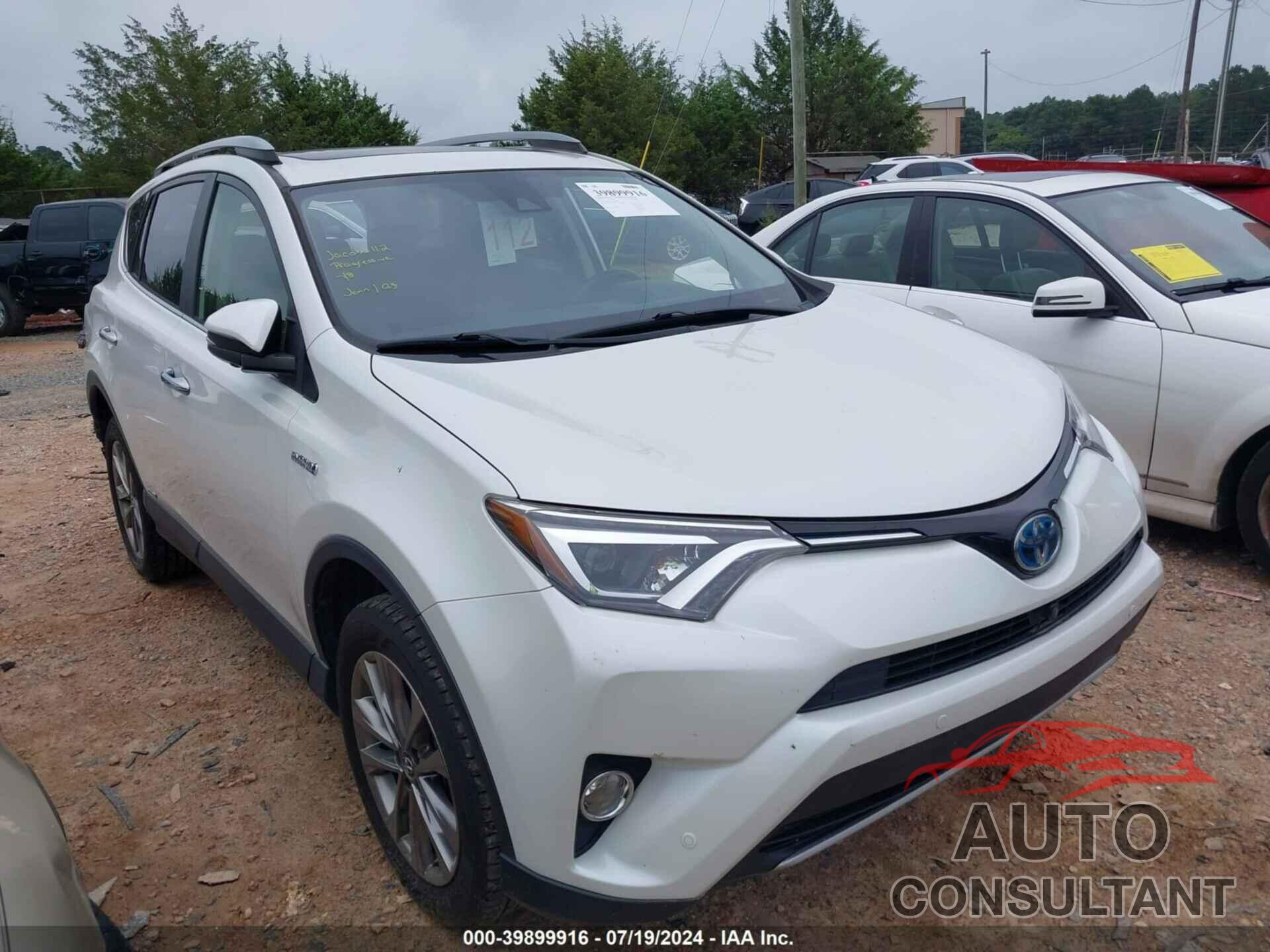 TOYOTA RAV4 HYBRID 2017 - JTMDJREV4HD092497