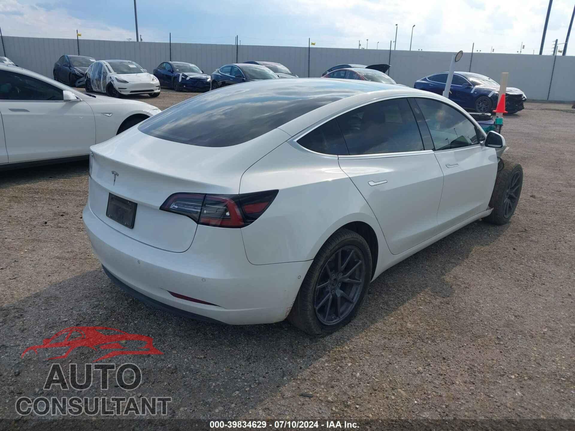 TESLA MODEL 3 2019 - 5YJ3E1EA9KF482946
