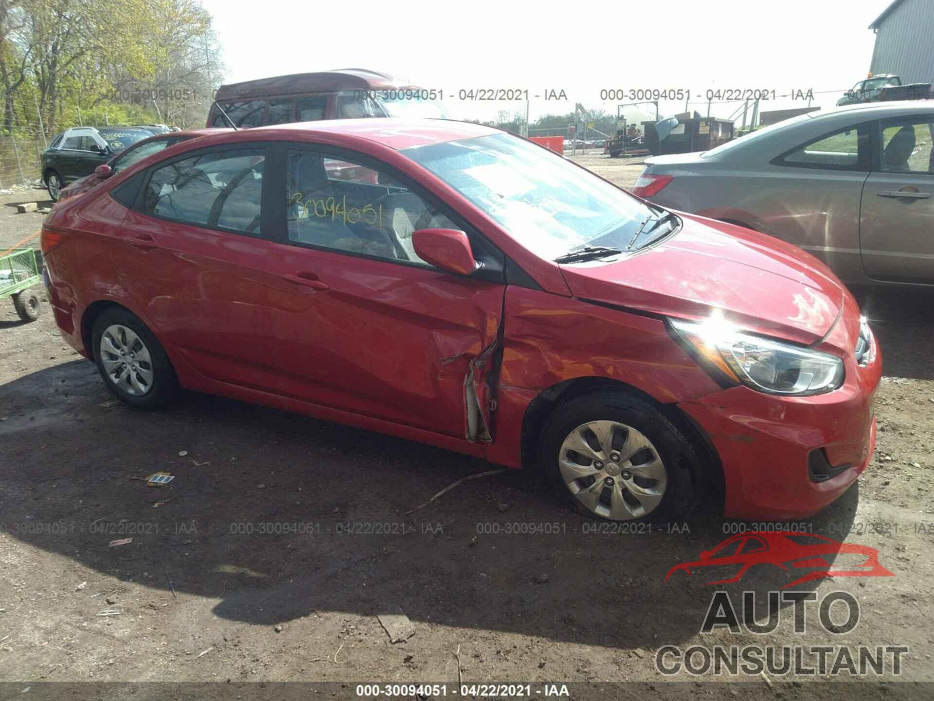 HYUNDAI ACCENT 2017 - KMHCT4AE3HU239192