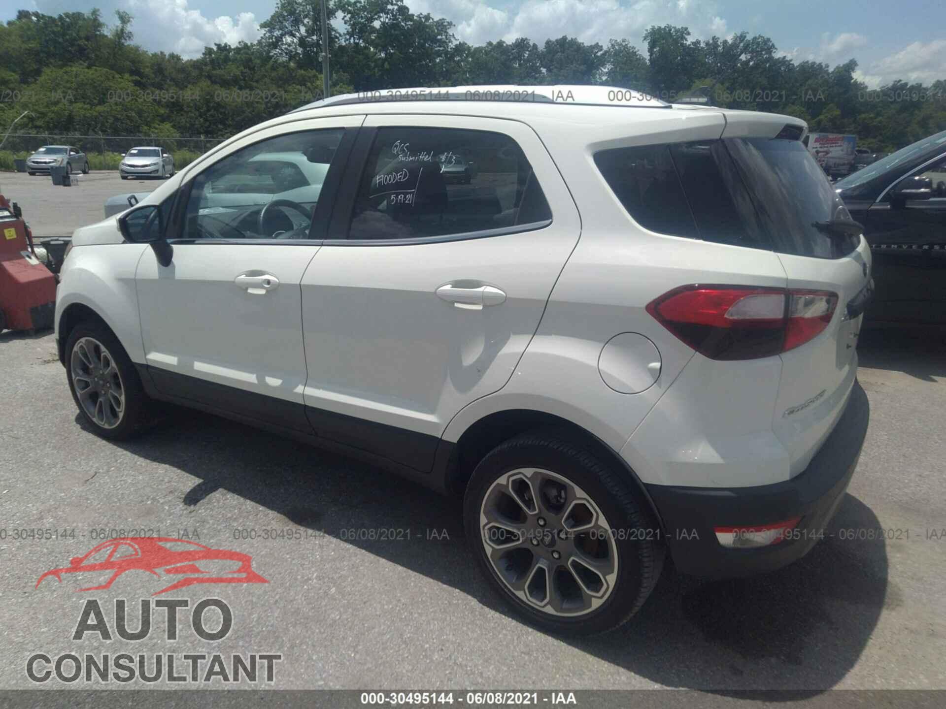 FORD ECOSPORT 2020 - MAJ6S3KL6LC359584