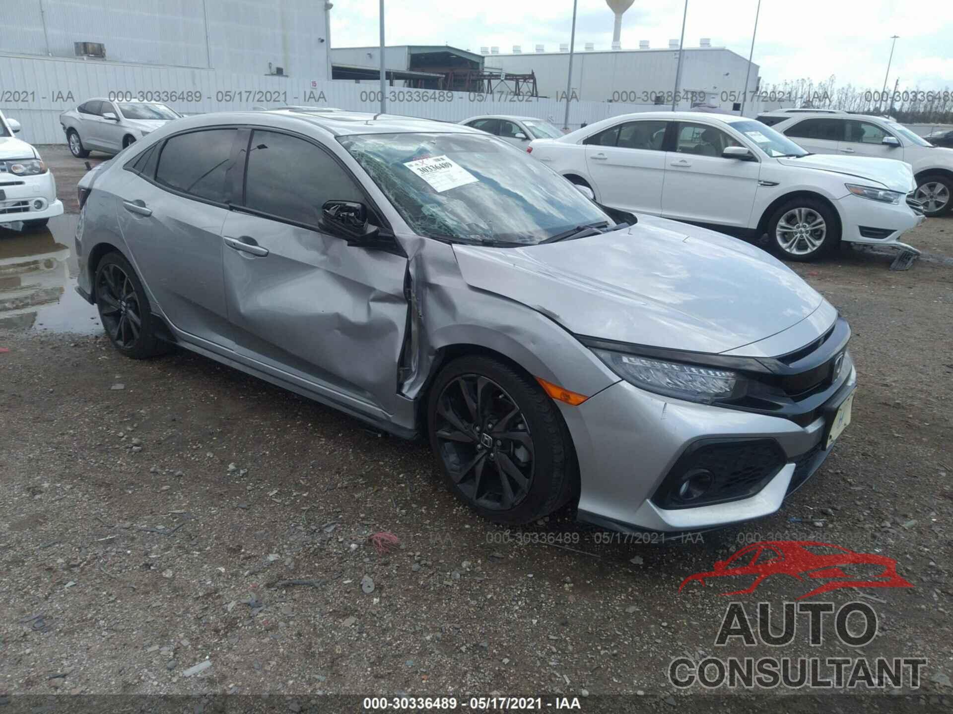 HONDA CIVIC HATCHBACK 2018 - SHHFK7H93JU219696