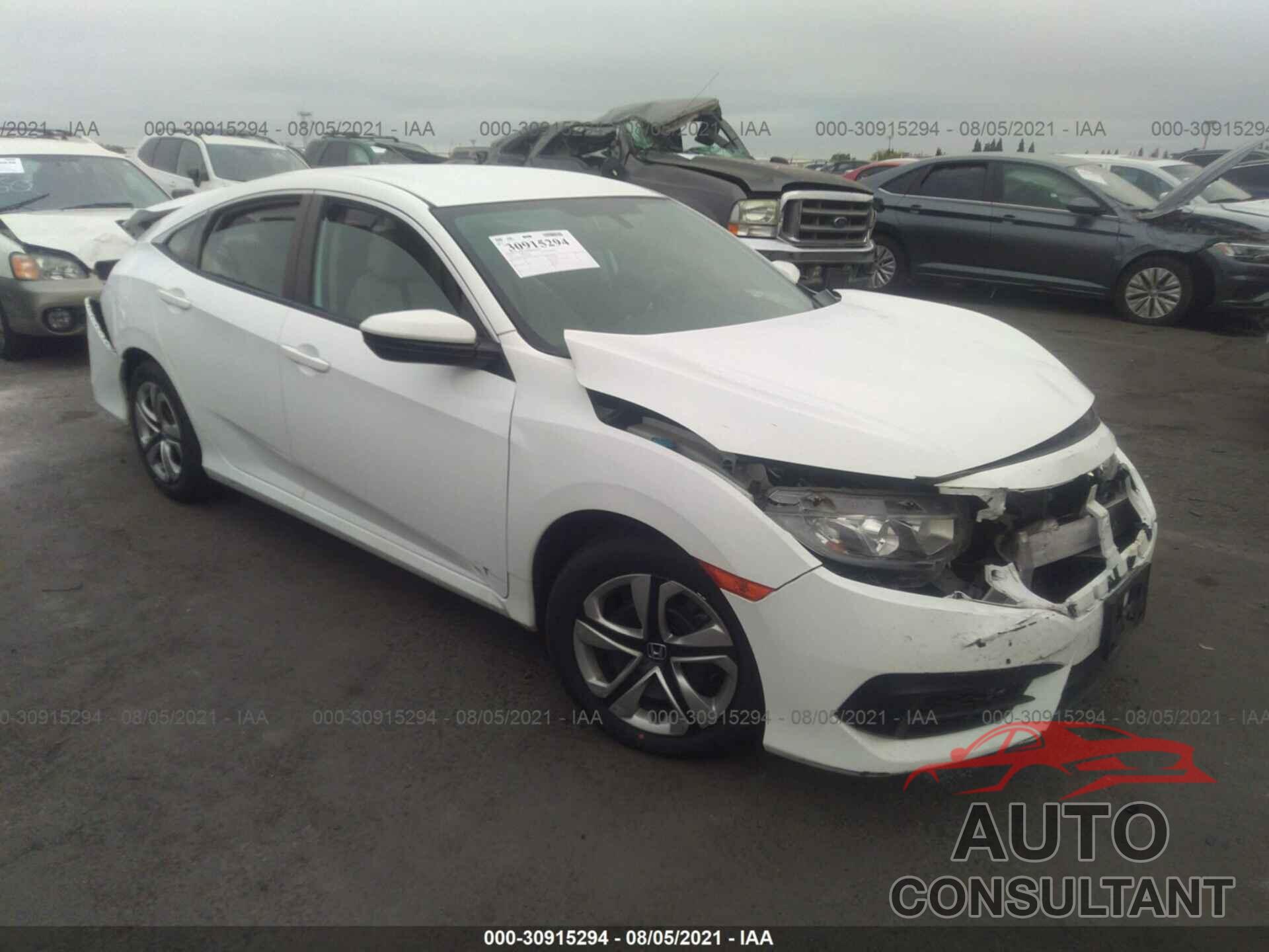 HONDA CIVIC SEDAN 2016 - 2HGFC2F58GH522172