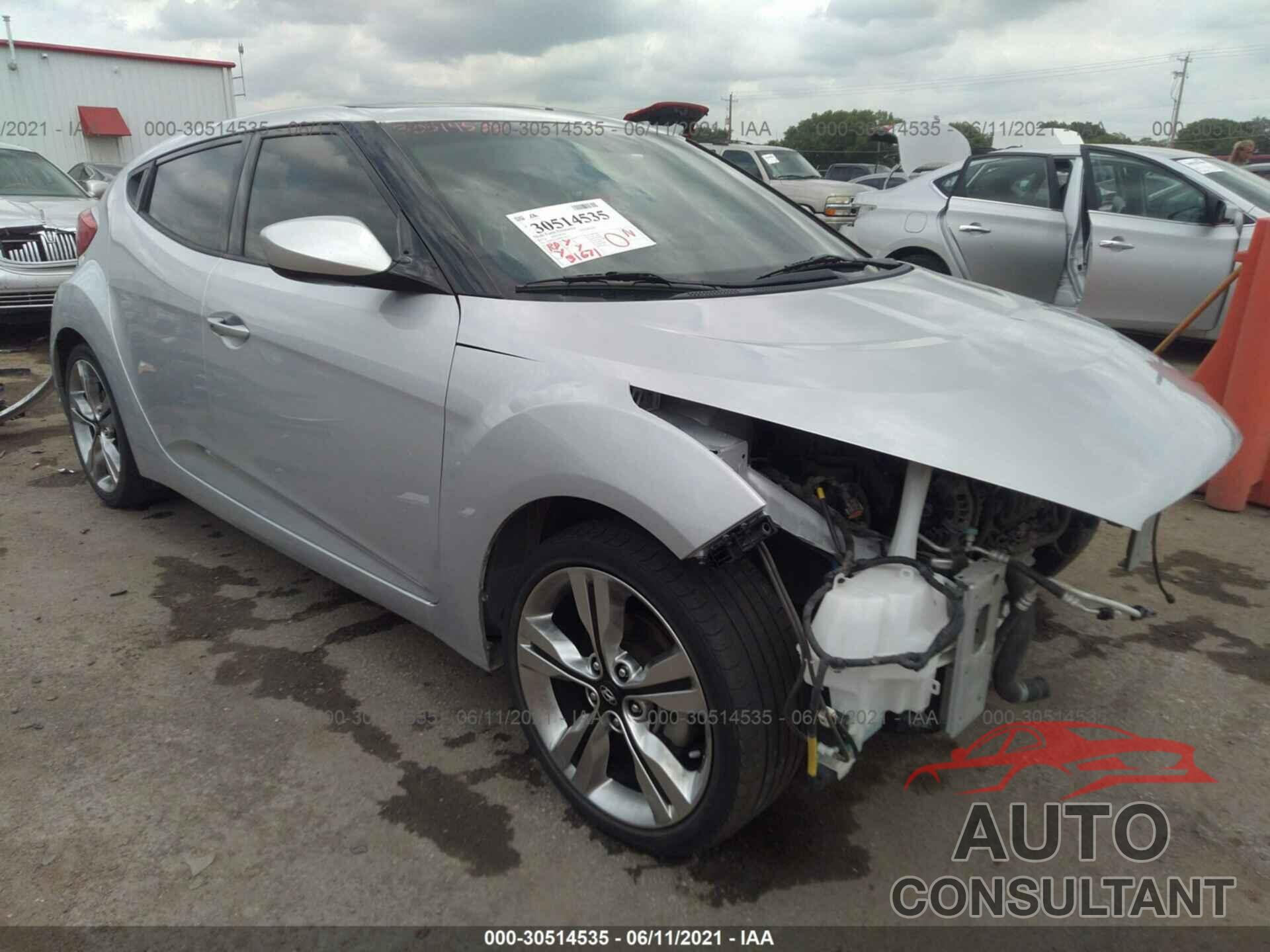 HYUNDAI VELOSTER 2017 - KMHTC6AD8HU319123