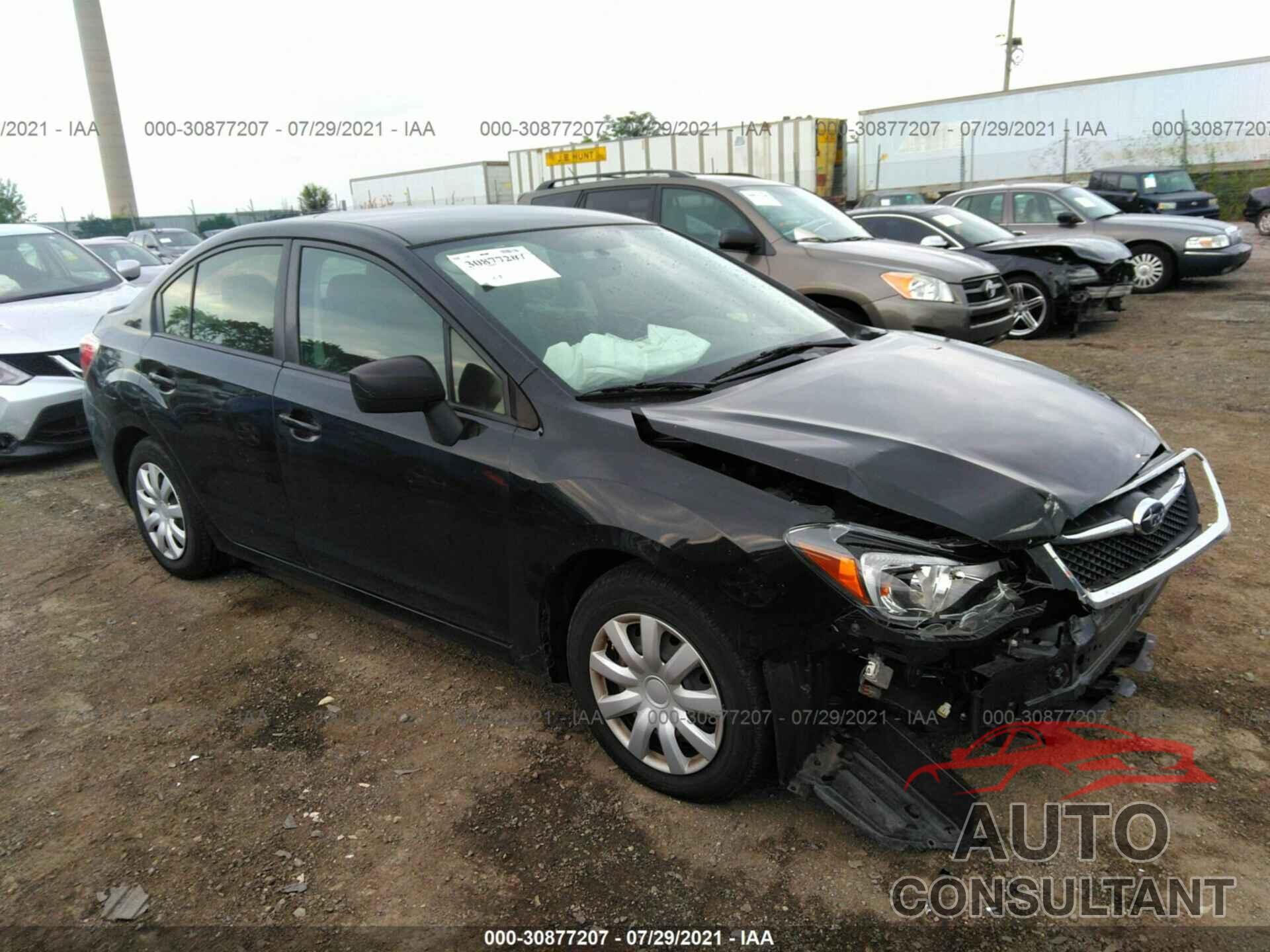 SUBARU IMPREZA SEDAN 2016 - JF1GJAA69GH018938