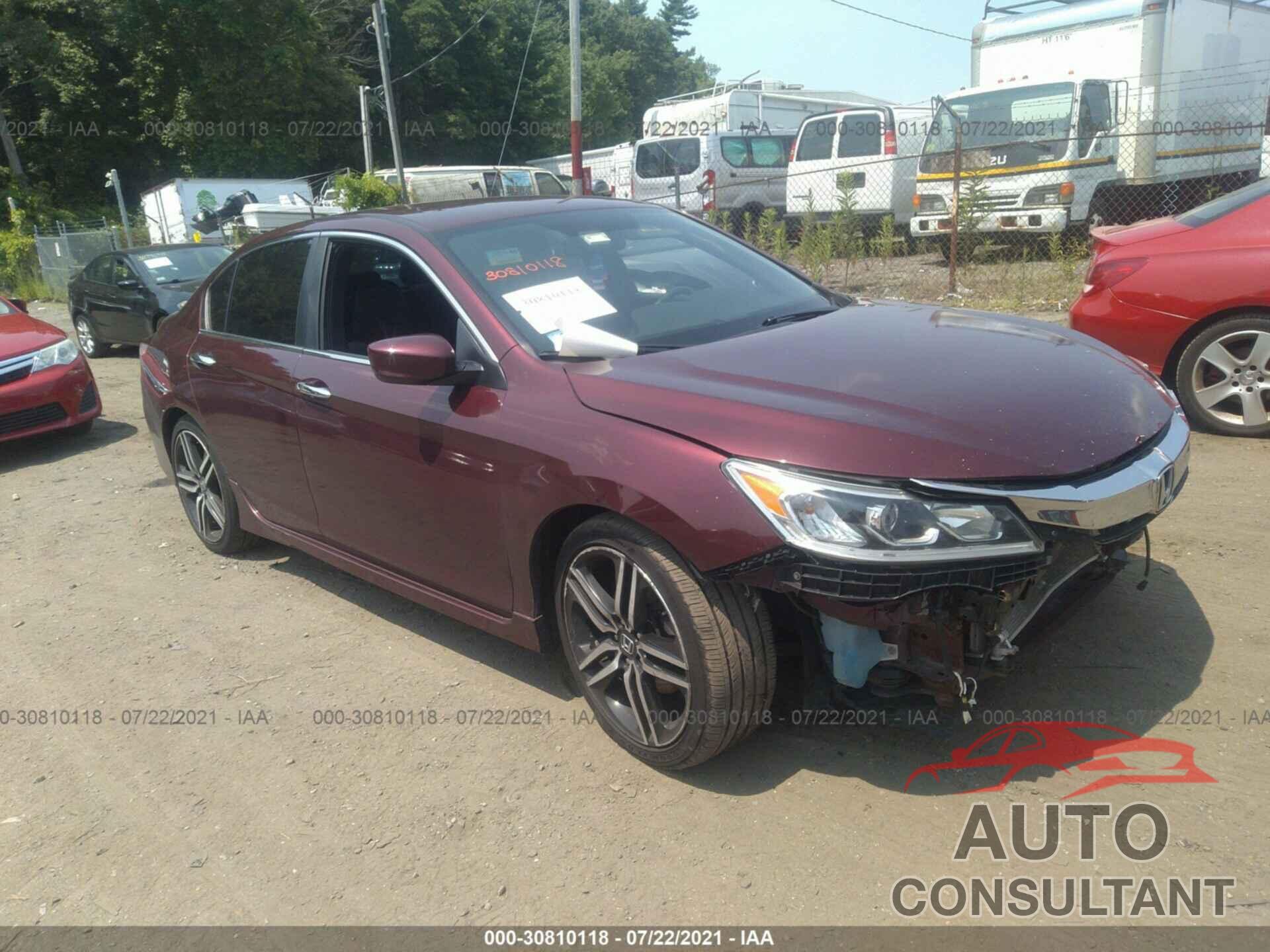 HONDA ACCORD SEDAN 2016 - 1HGCR2F59GA016348