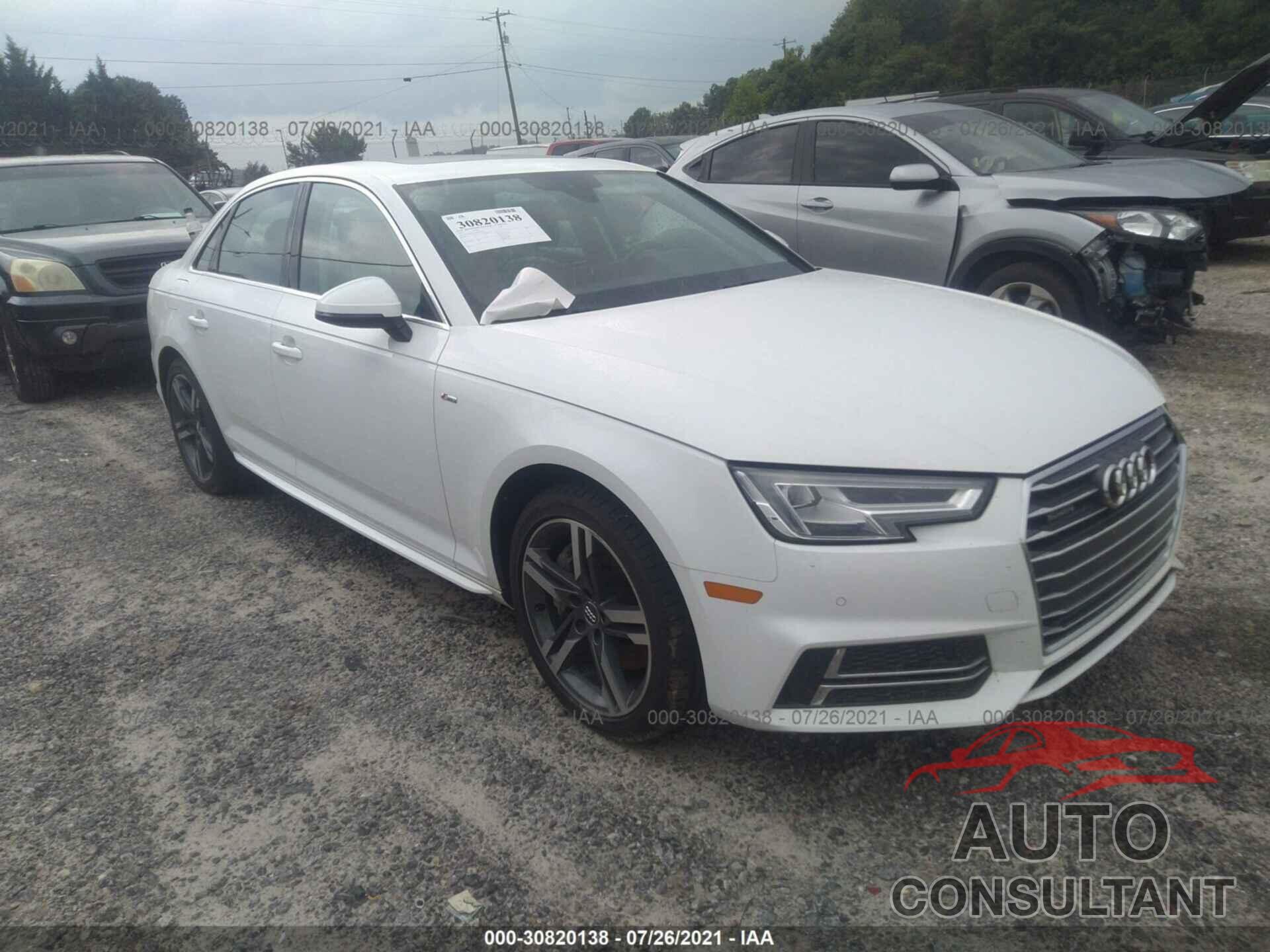 AUDI A4 2017 - WAUENAF45HN006282