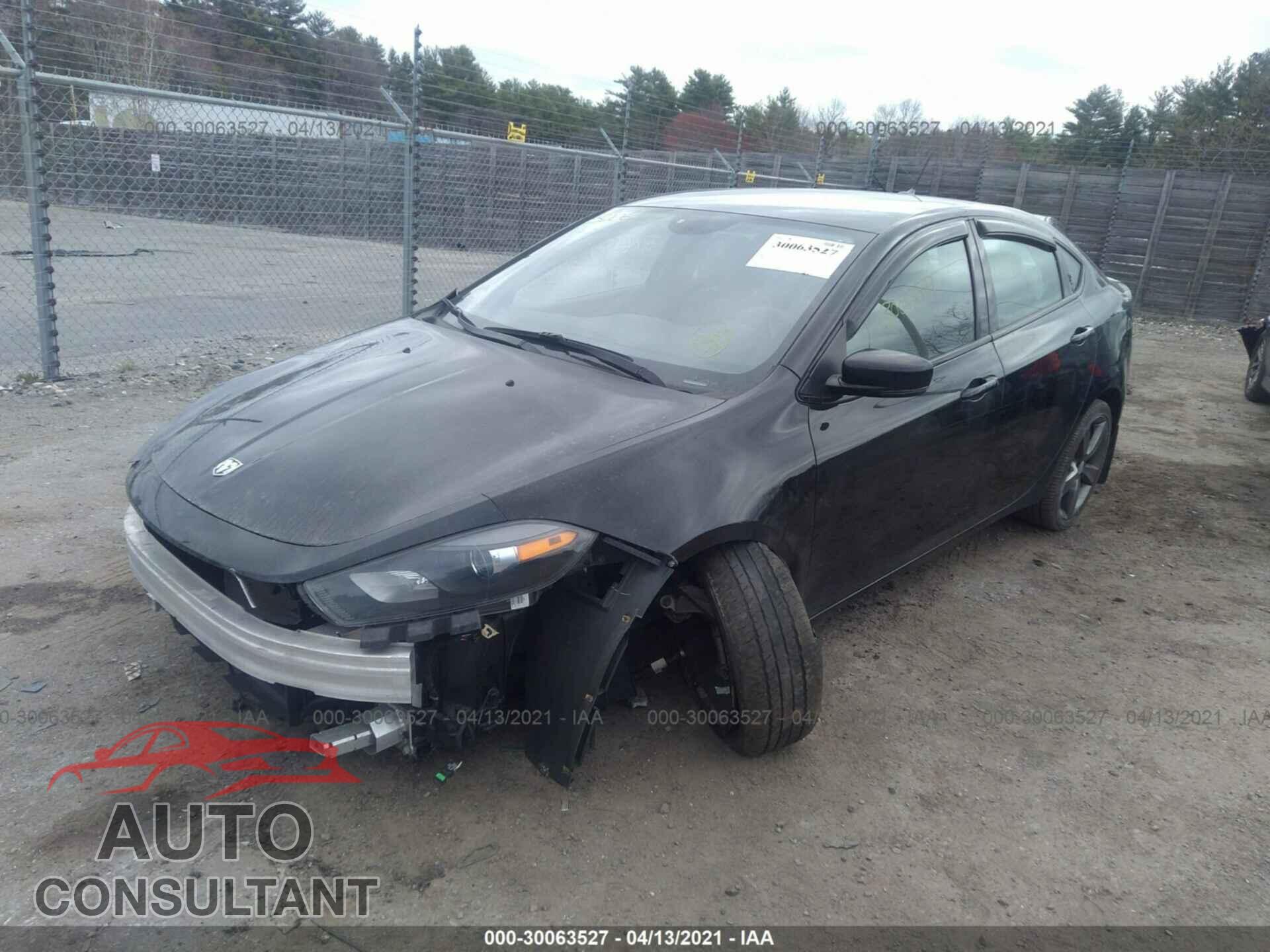 DODGE DART 2016 - 1C3CDFEB4GD539078