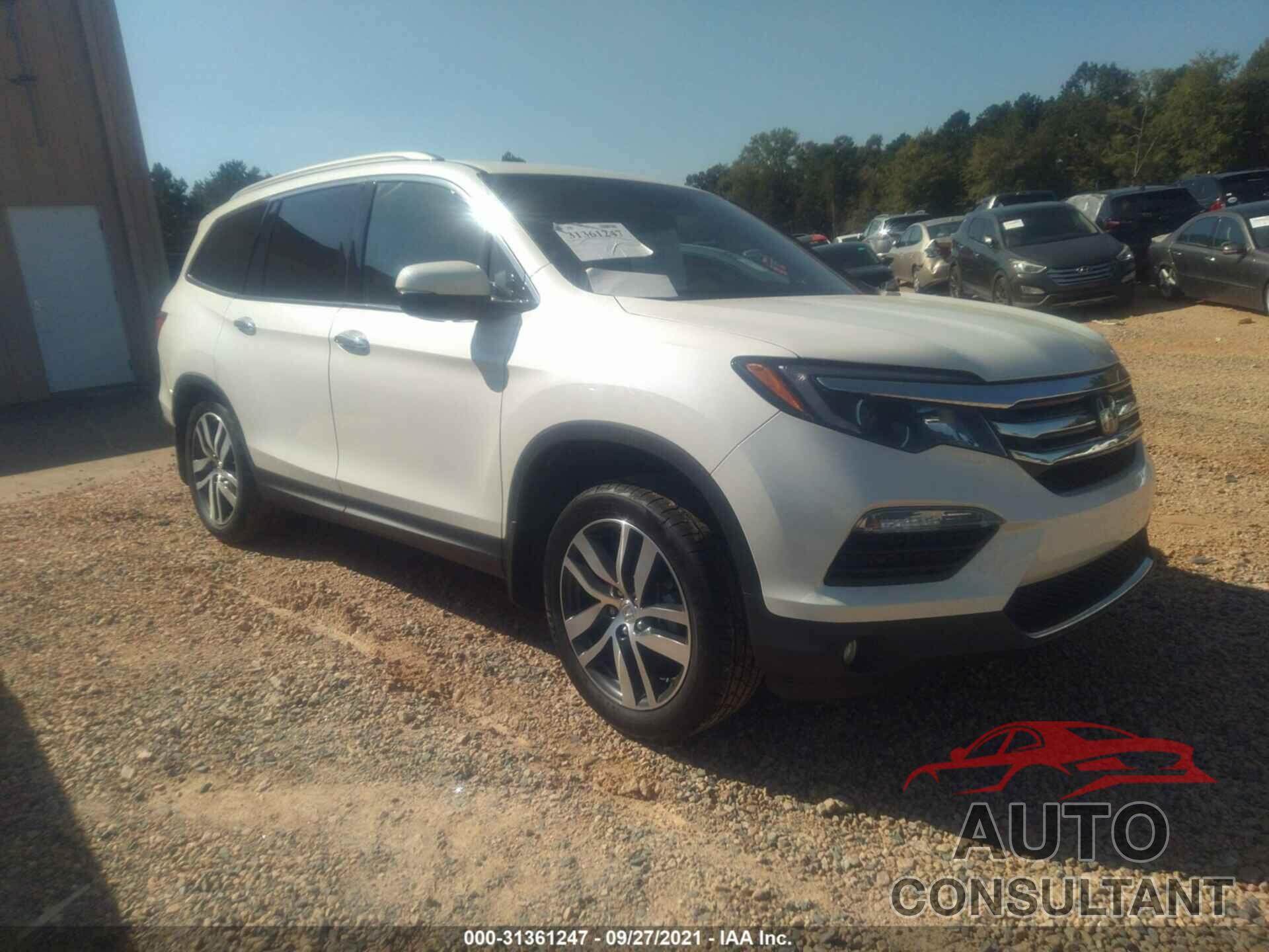HONDA PILOT 2017 - 5FNYF6H0XHB029401