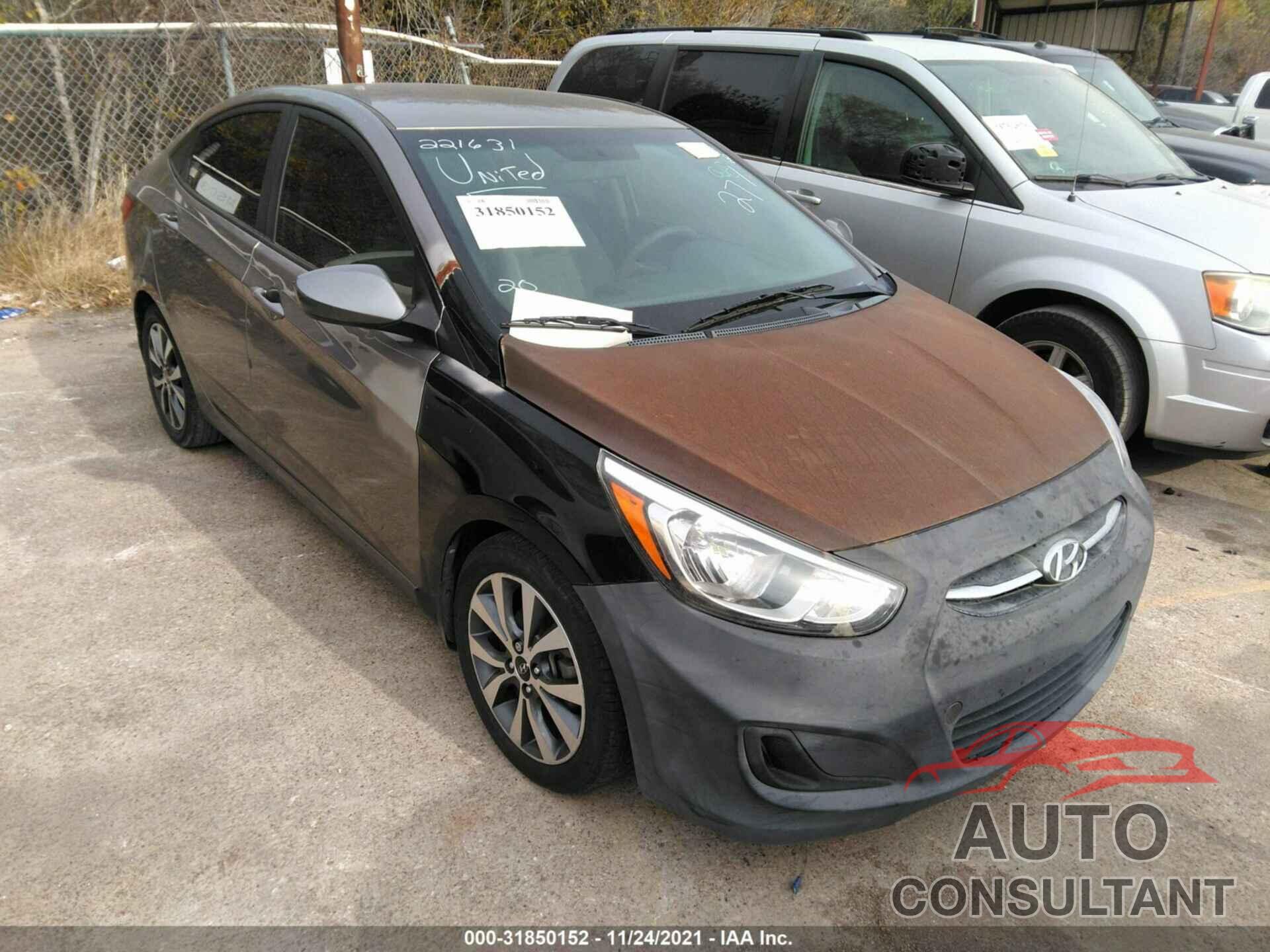 HYUNDAI ACCENT 2017 - KMHCT4AE7HU388270