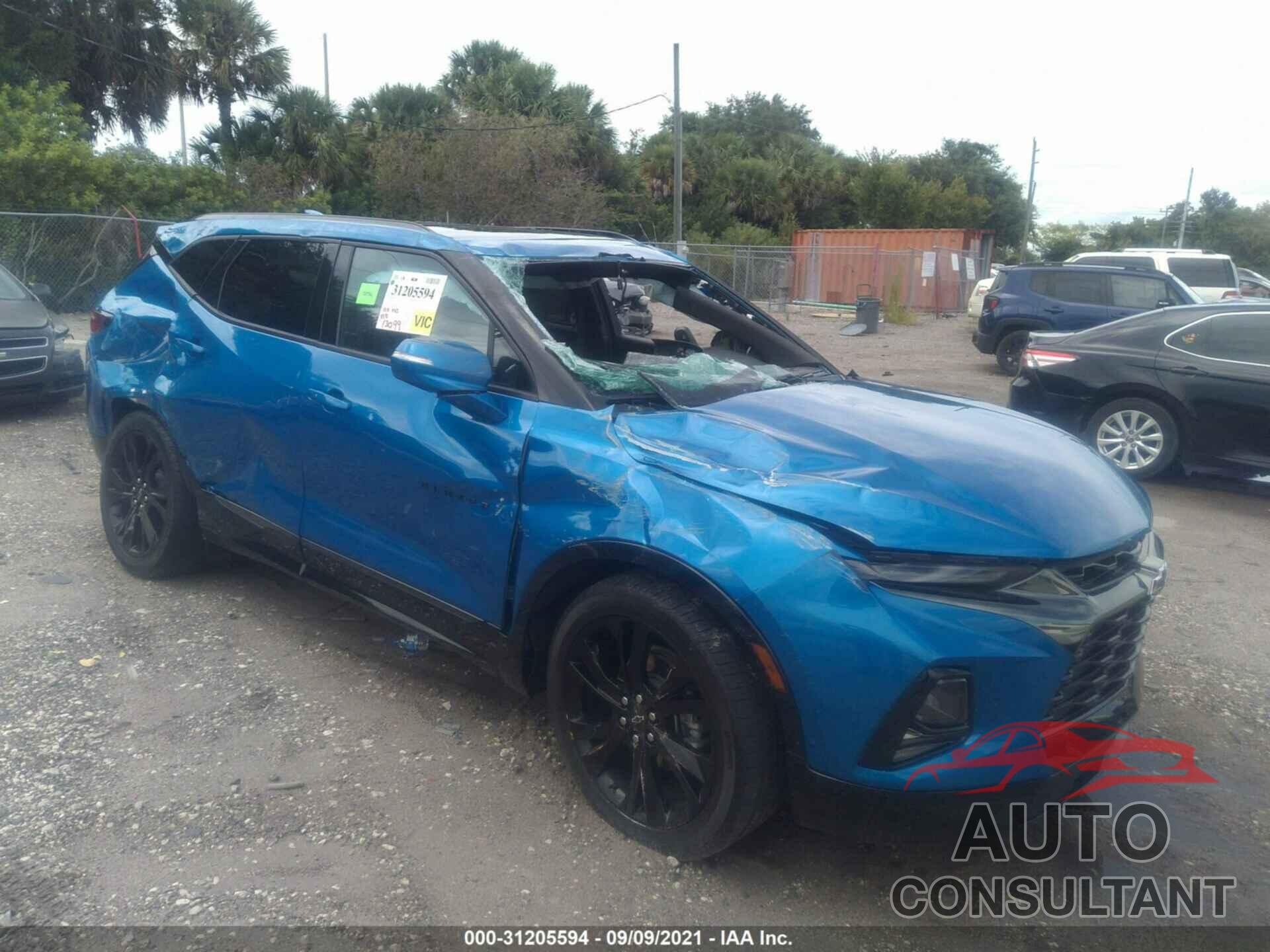 CHEVROLET BLAZER 2021 - 3GNKBKRS3MS513686