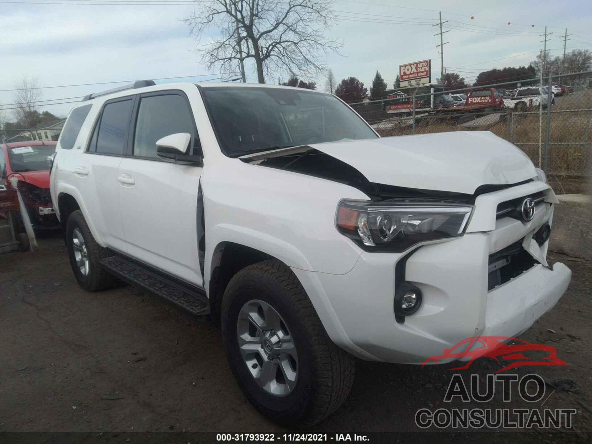 TOYOTA 4RUNNER 2021 - JTEMU5JR5M5942372