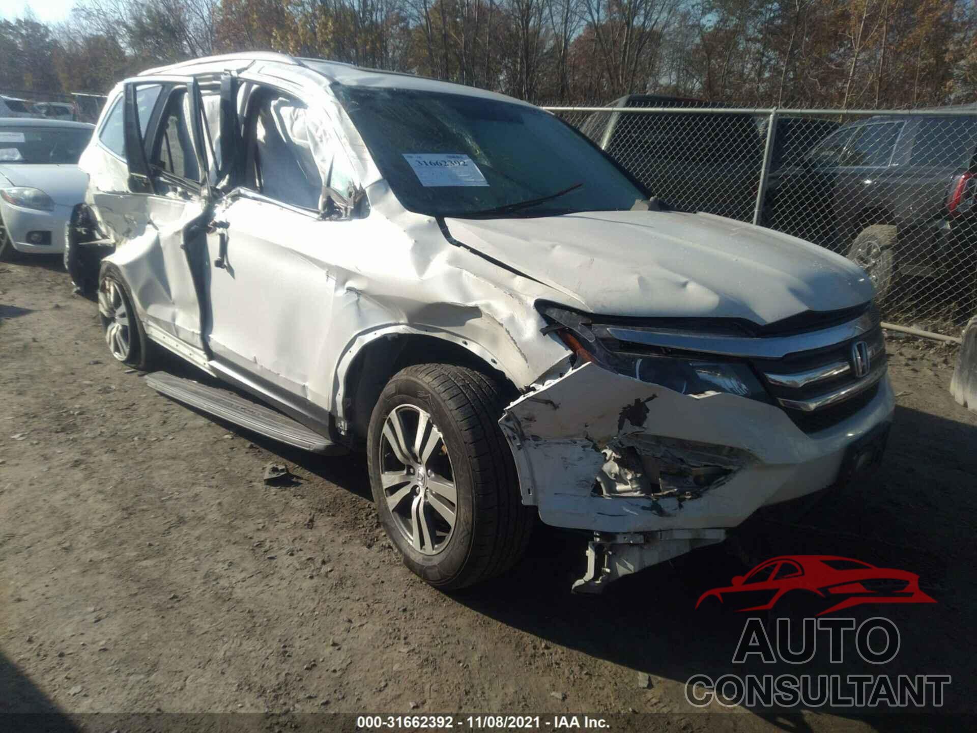 HONDA PILOT 2016 - 5FNYF6H72GB026116