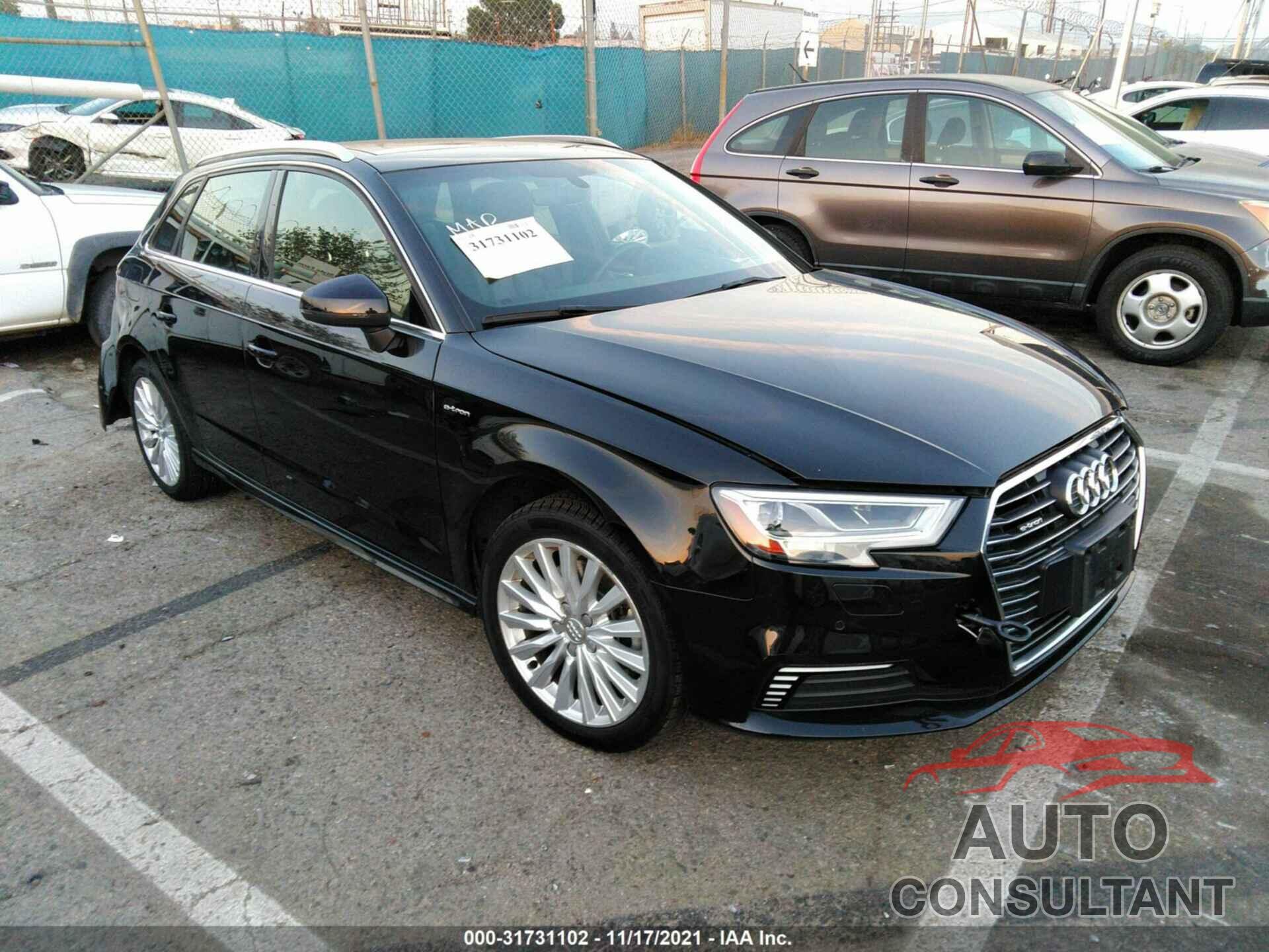 AUDI A3 SPORTBACK E-TRON 2018 - WAUTPBFF2JA090633