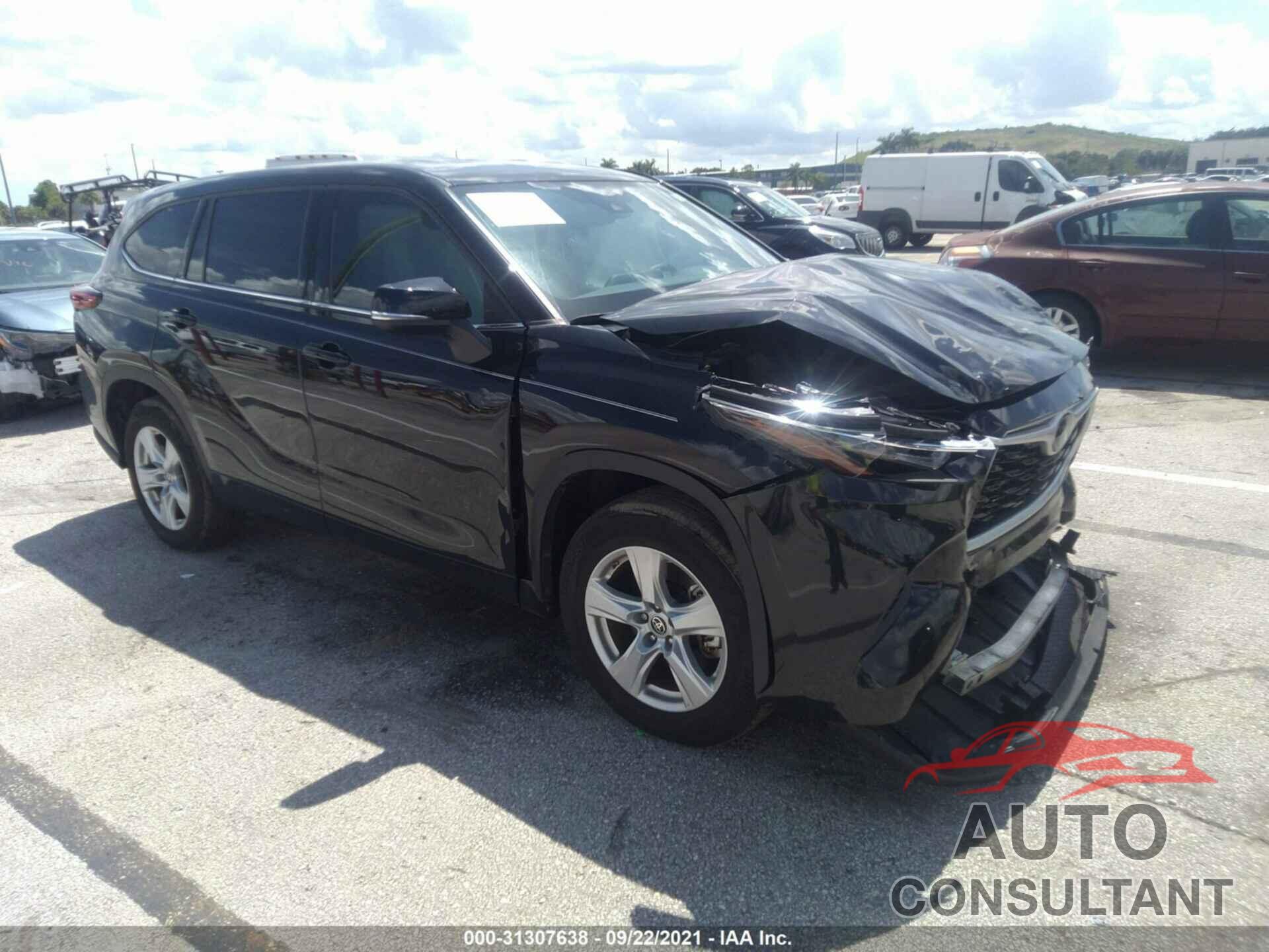 TOYOTA HIGHLANDER 2020 - 5TDCZRAH2LS502327
