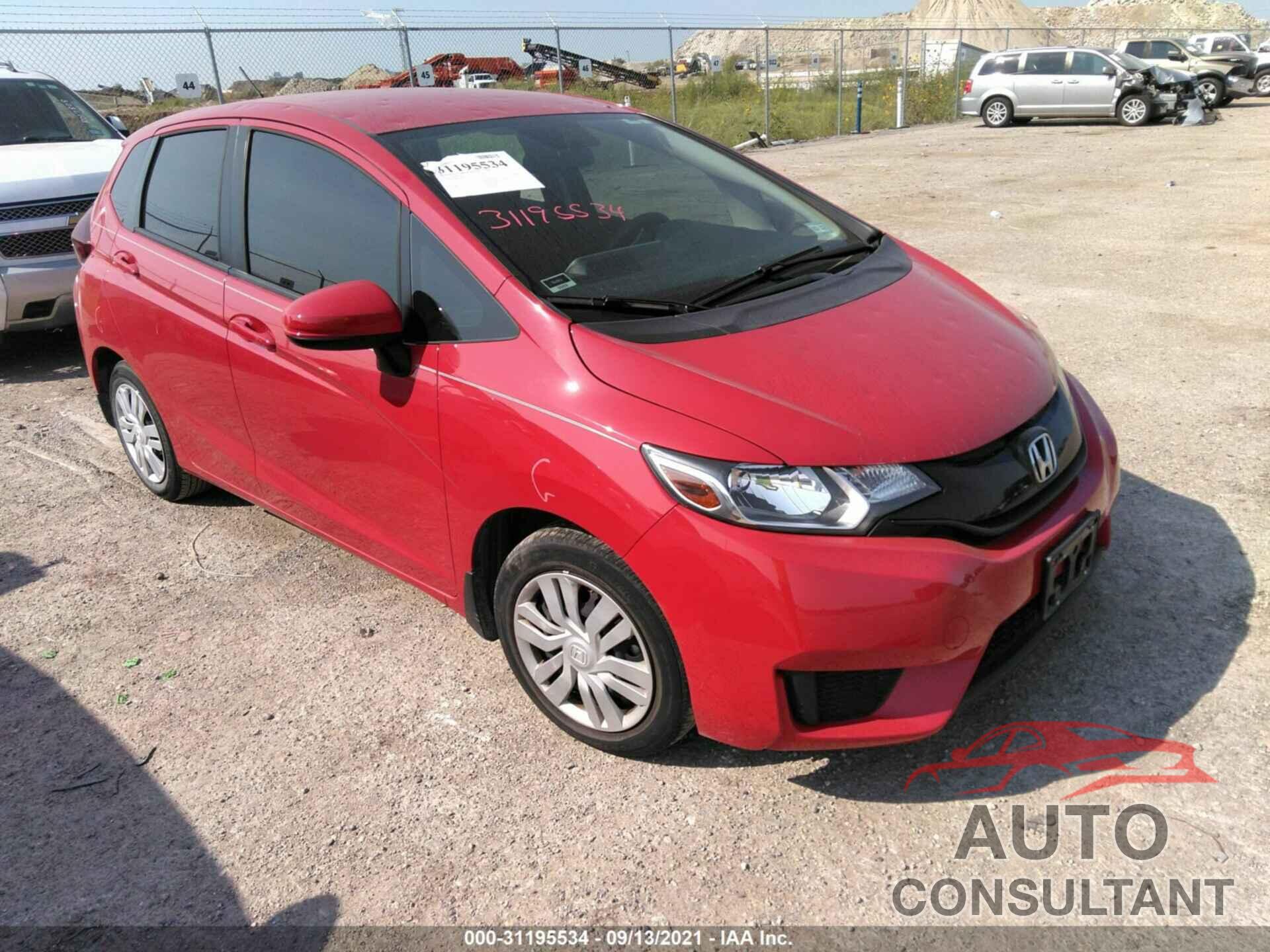 HONDA FIT 2016 - JHMGK5H5XGX018320