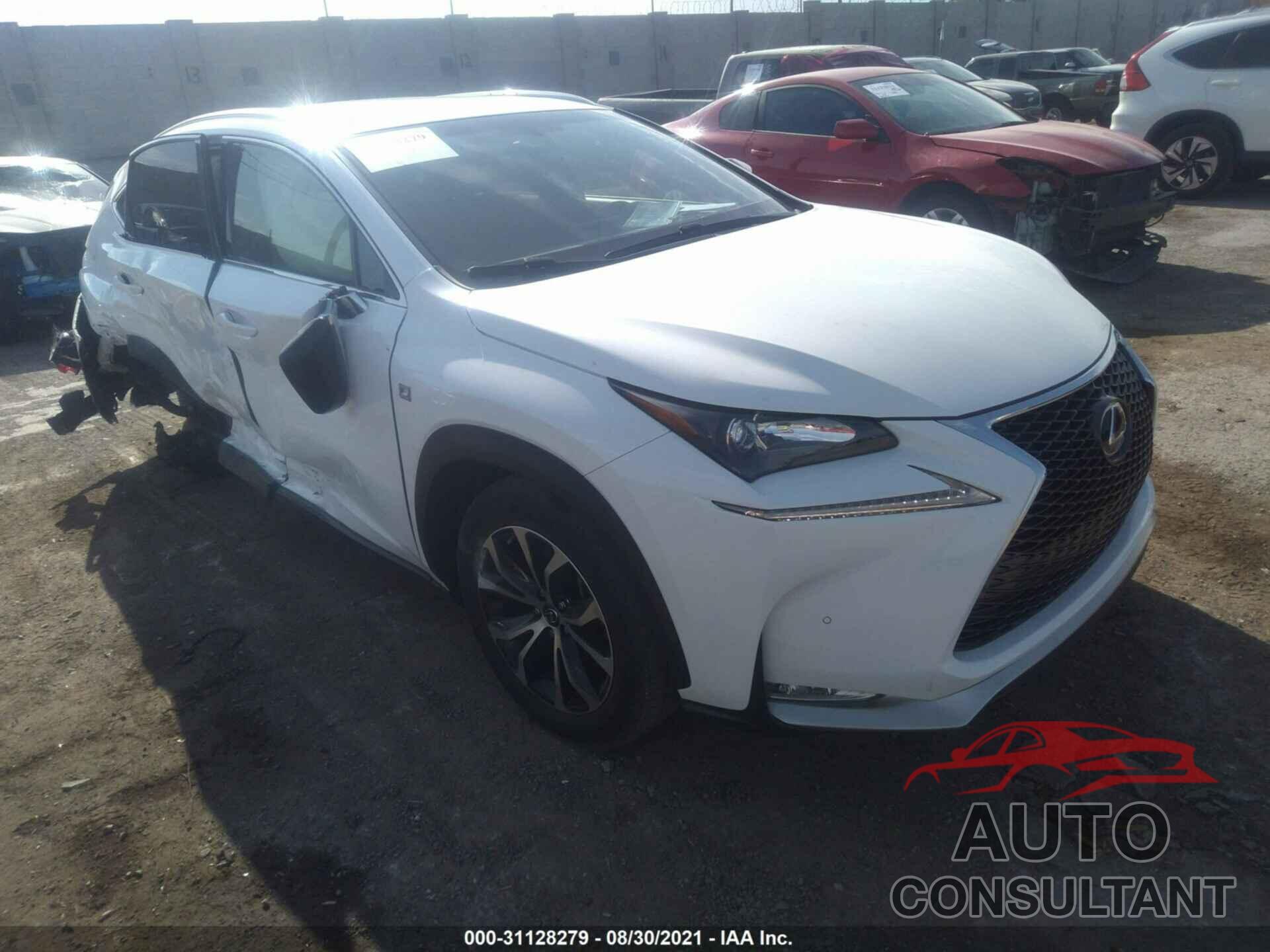 LEXUS NX 2017 - JTJYARBZ3H2051151