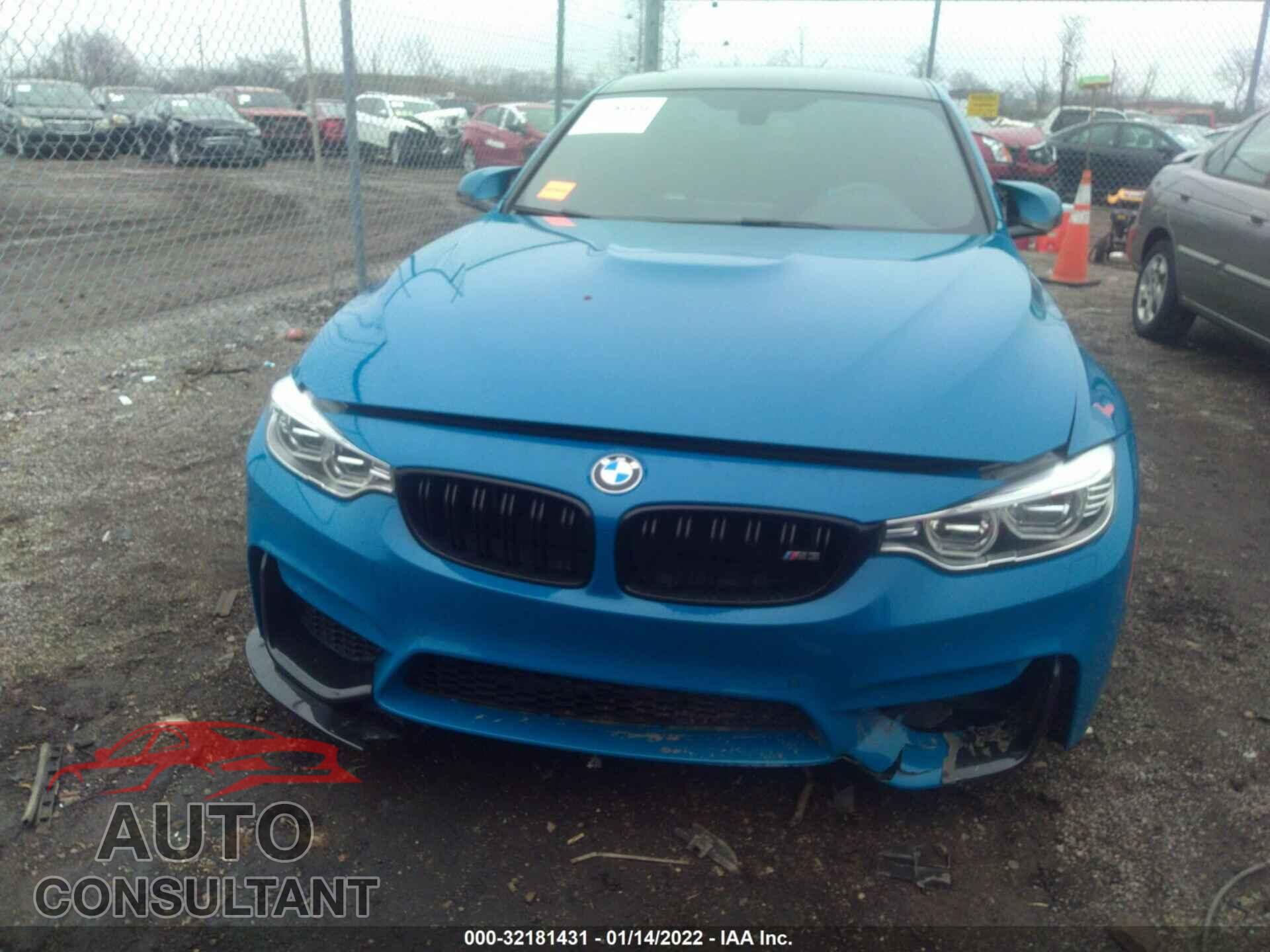 BMW M3 2016 - WBS8M9C54G5D30526