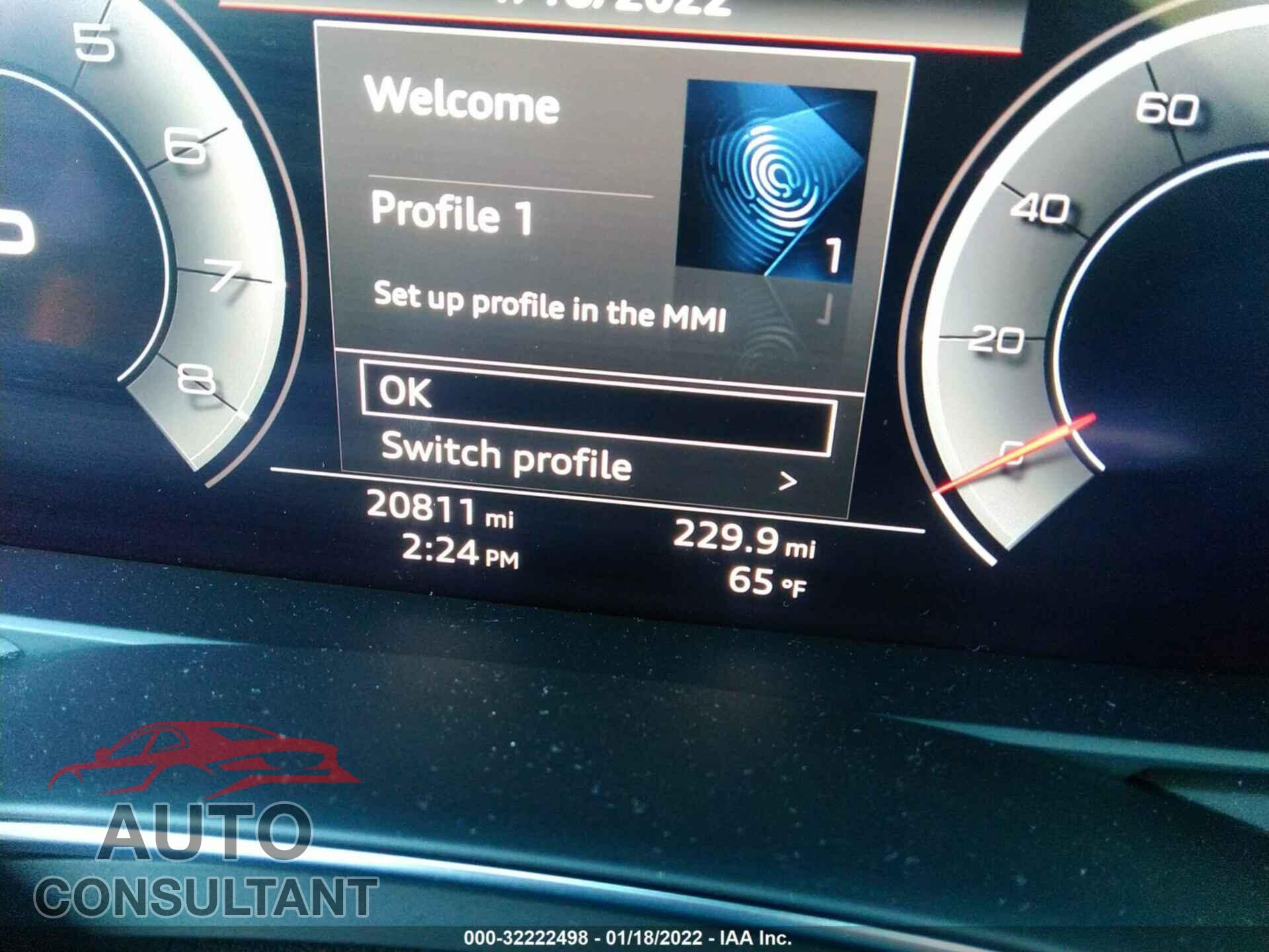 AUDI A6 2019 - WAUL2BF20KN054722