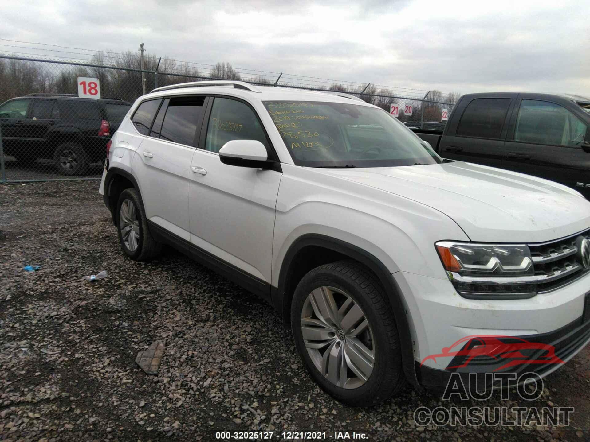 VOLKSWAGEN ATLAS 2019 - 1V2UR2CA0KC619656