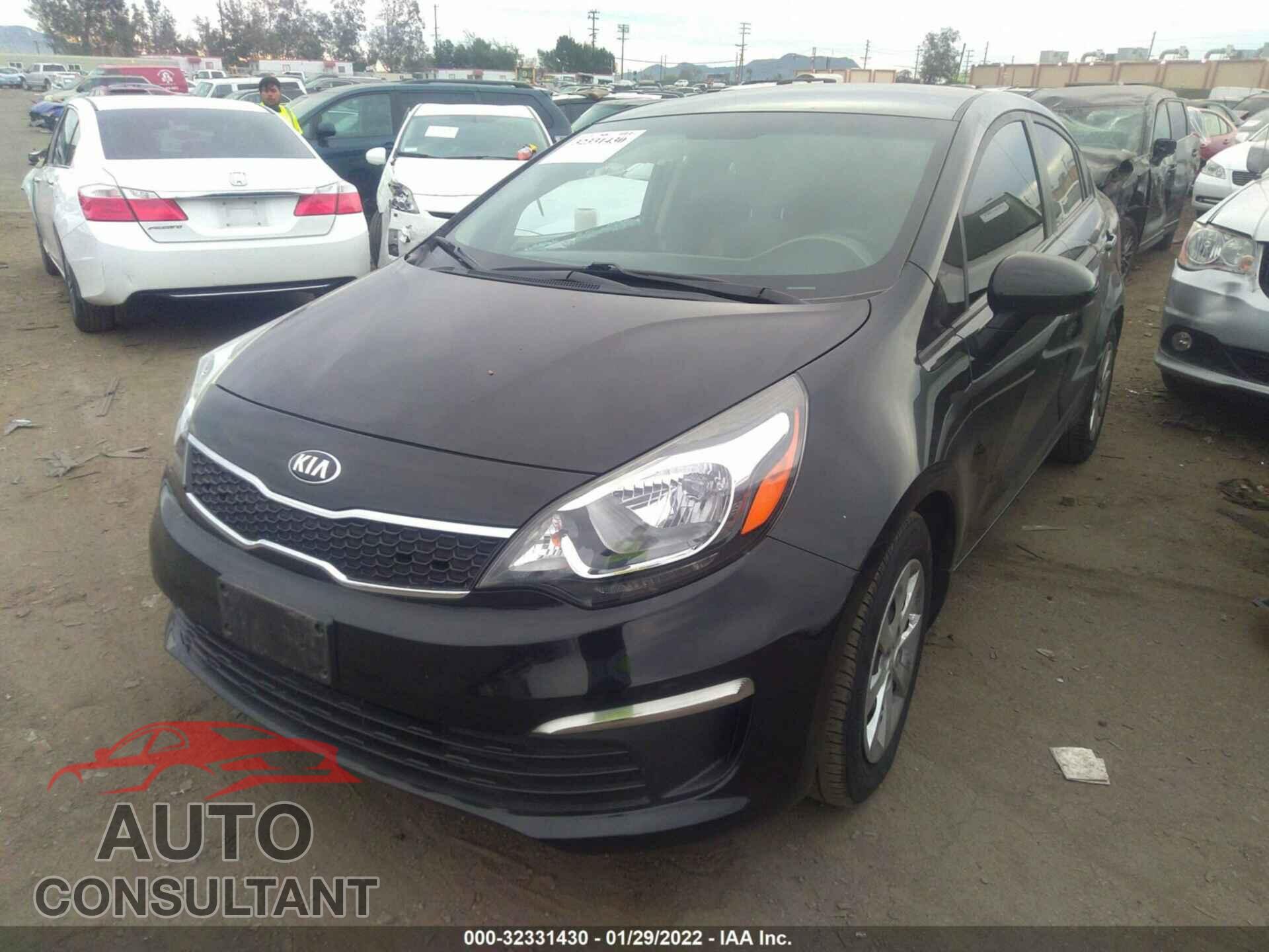 KIA RIO 2017 - KNADN4A38H6040416