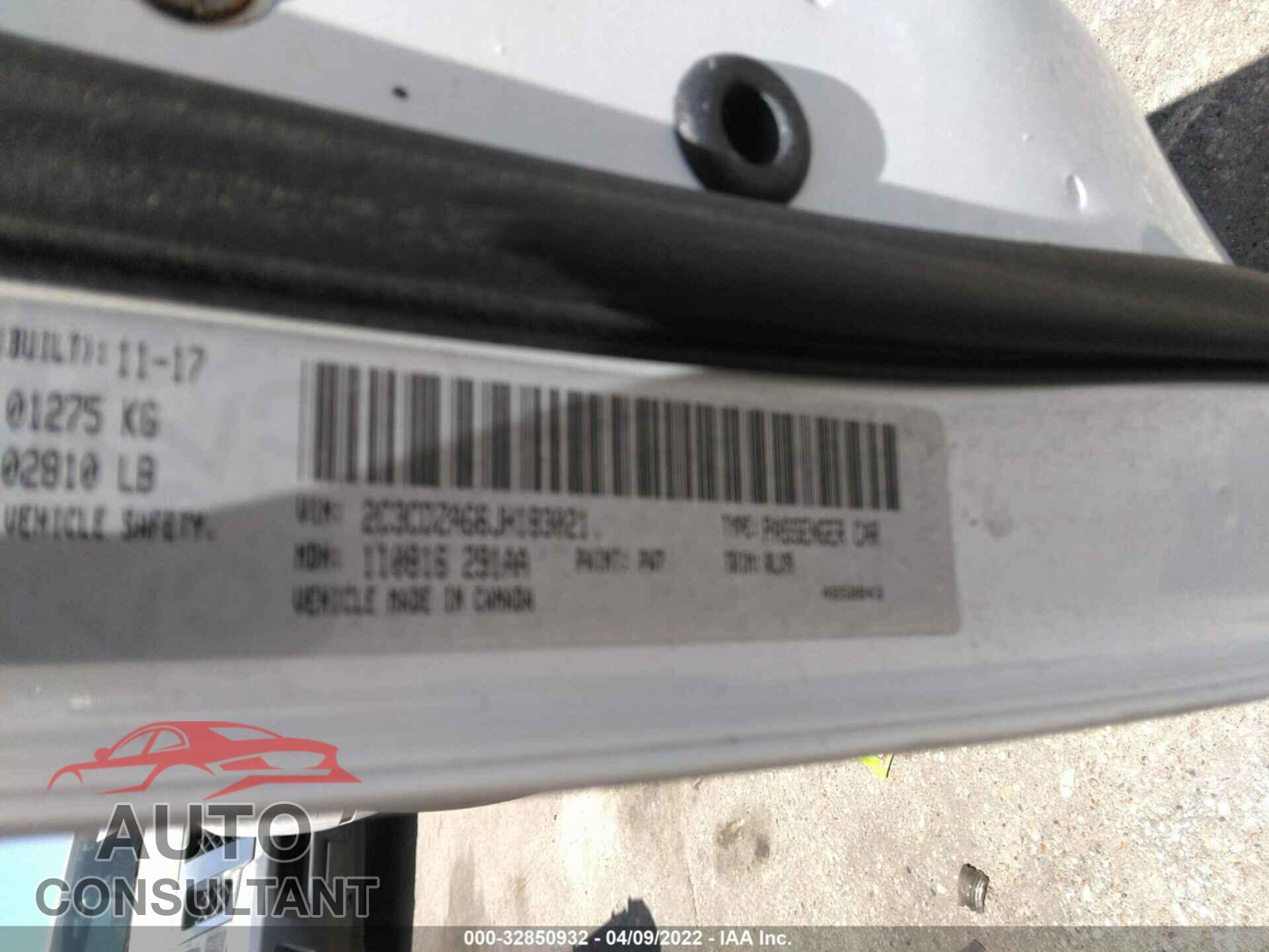 DODGE CHALLENGER 2018 - 2C3CDZAG6JH183021