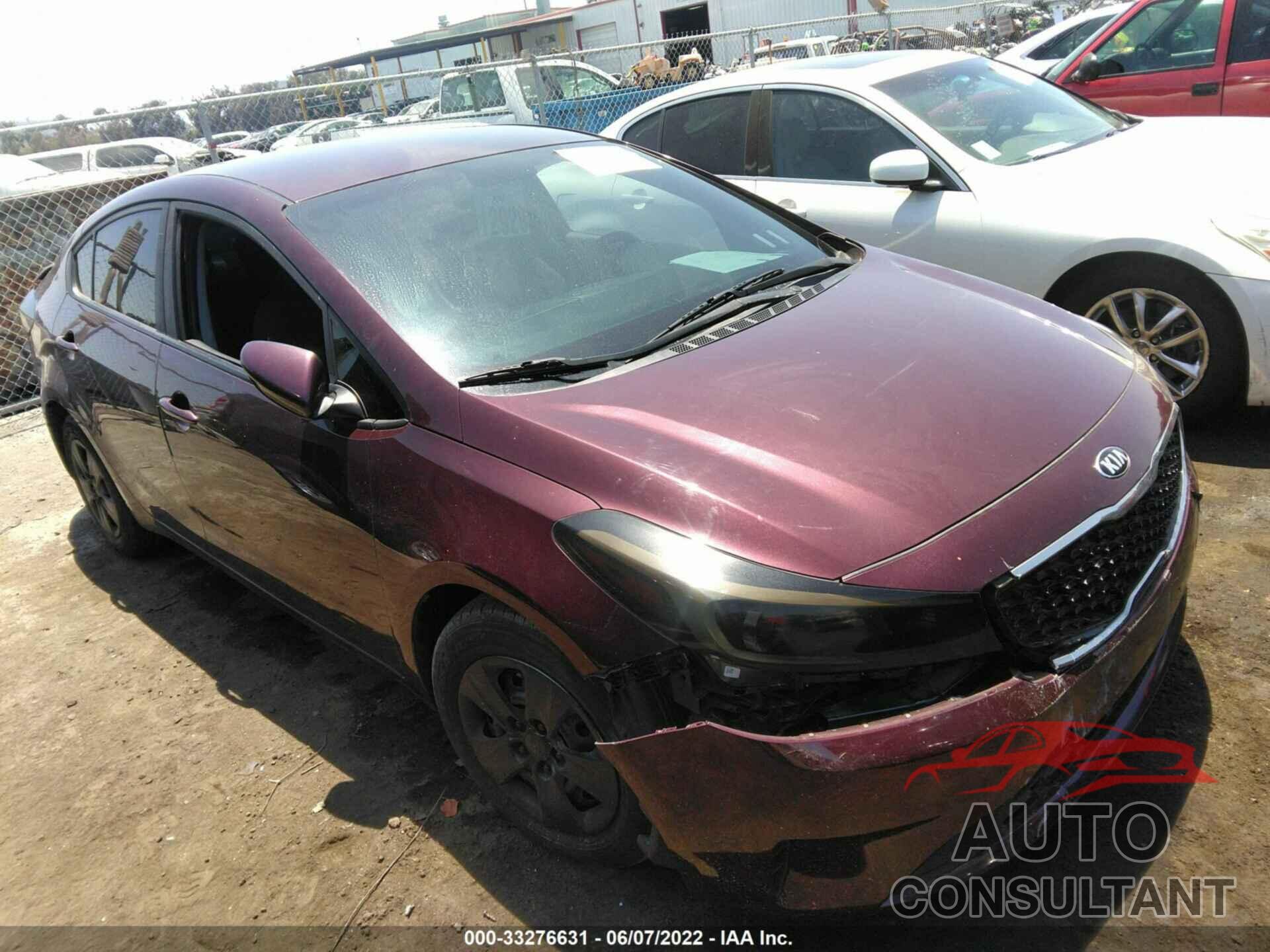 KIA FORTE 2017 - 3KPFK4A73HE095910