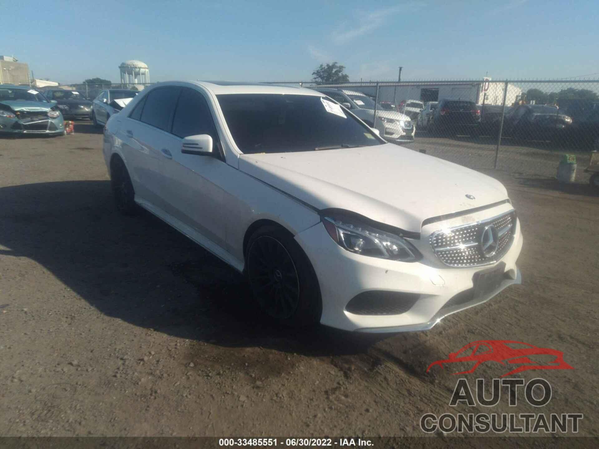 MERCEDES-BENZ E-CLASS 2016 - WDDHF8JB6GB255711