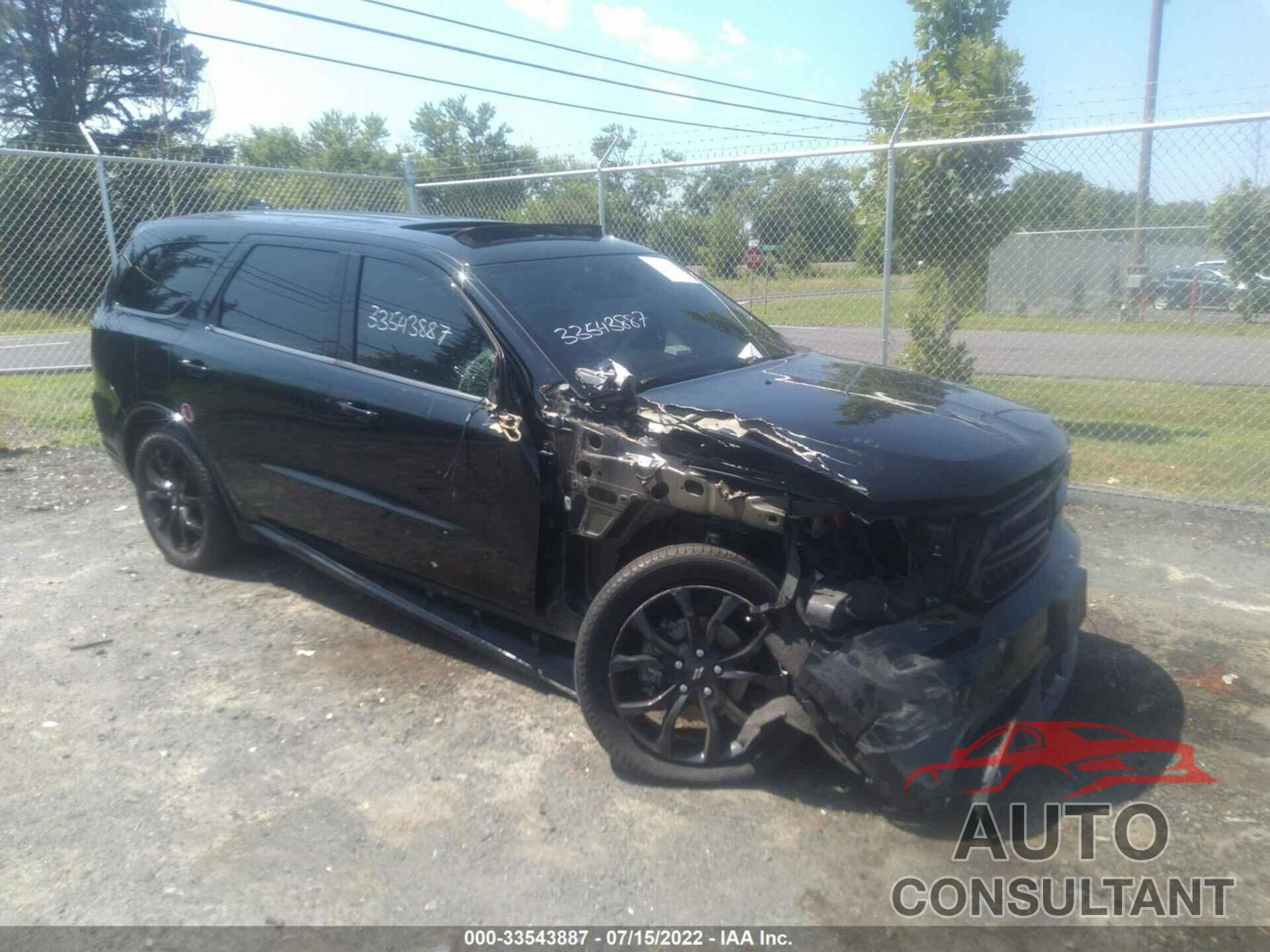 DODGE DURANGO 2019 - 1C4RDJAG9KC606234